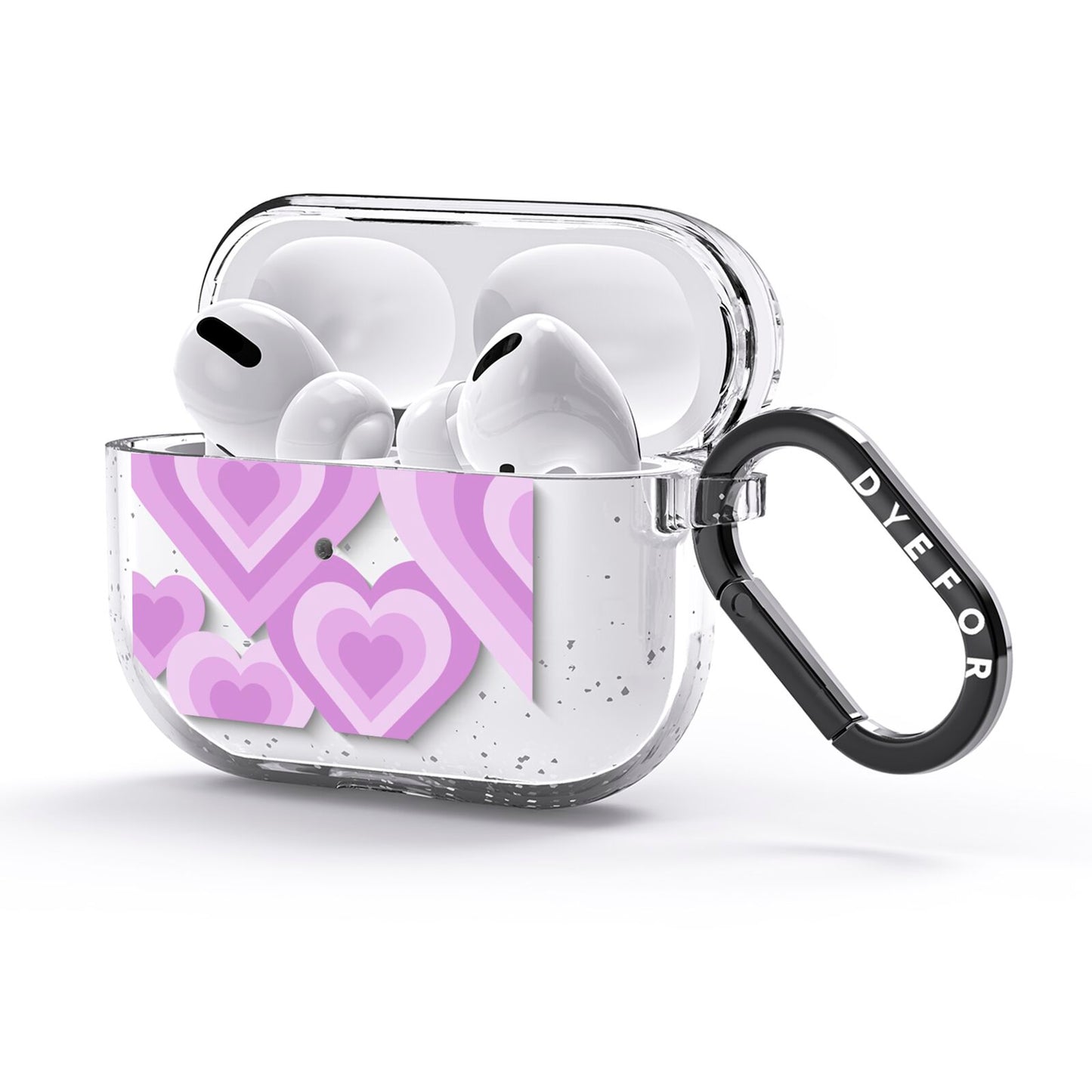 Multi Heart AirPods Glitter Case 3rd Gen Side Image