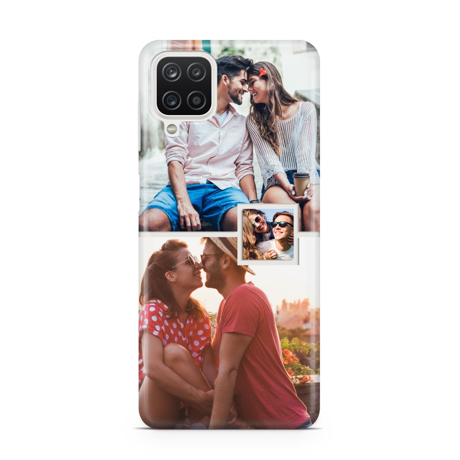 Multi Photo Square Collage Samsung A12 Case