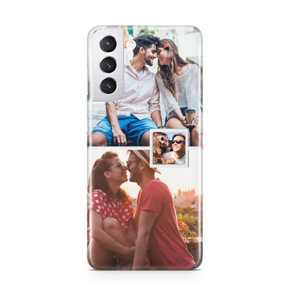 Multi Photo Square Collage Samsung S21 Case