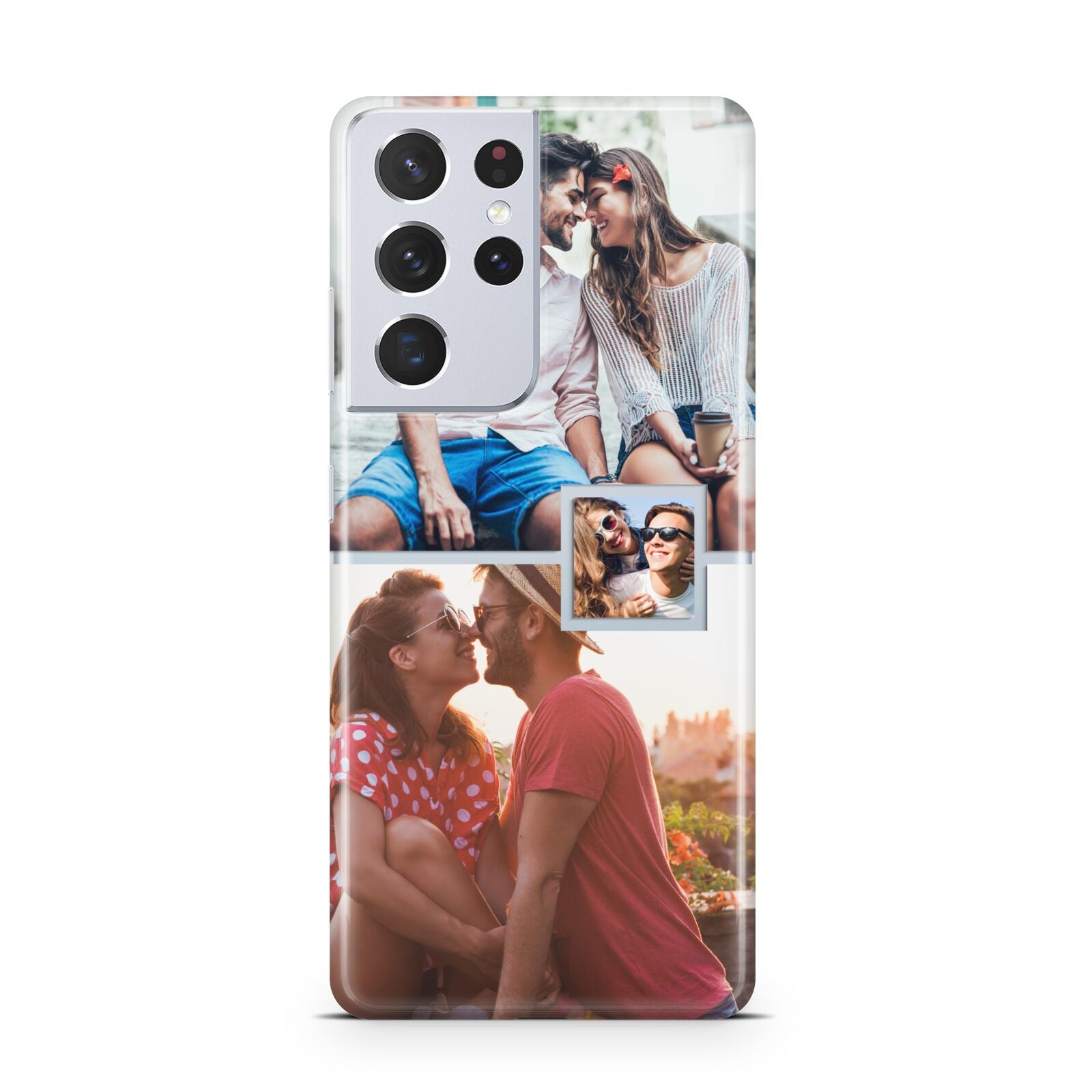 Multi Photo Square Collage Samsung S21 Ultra Case