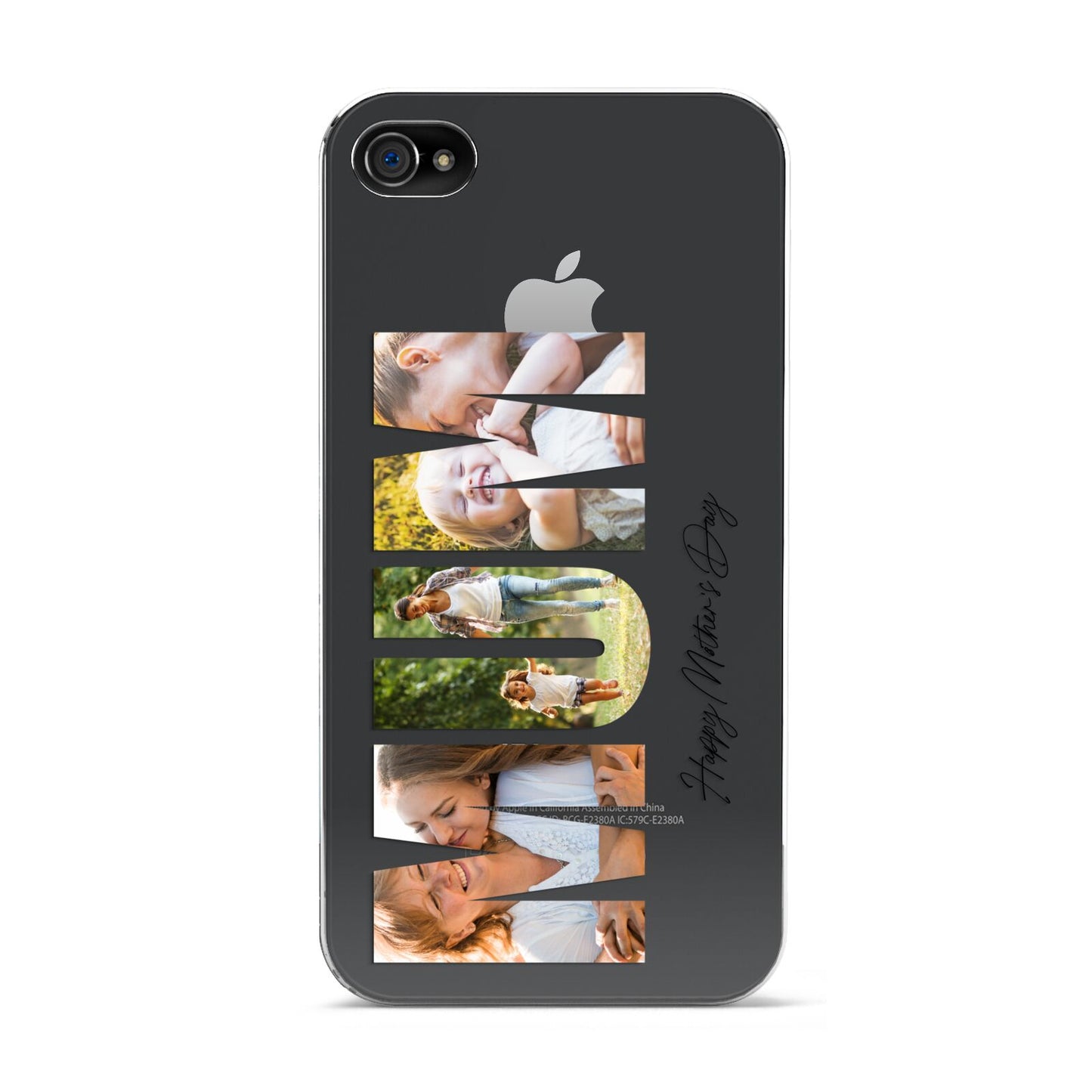 Mum Letters Photo Upload Apple iPhone 4s Case