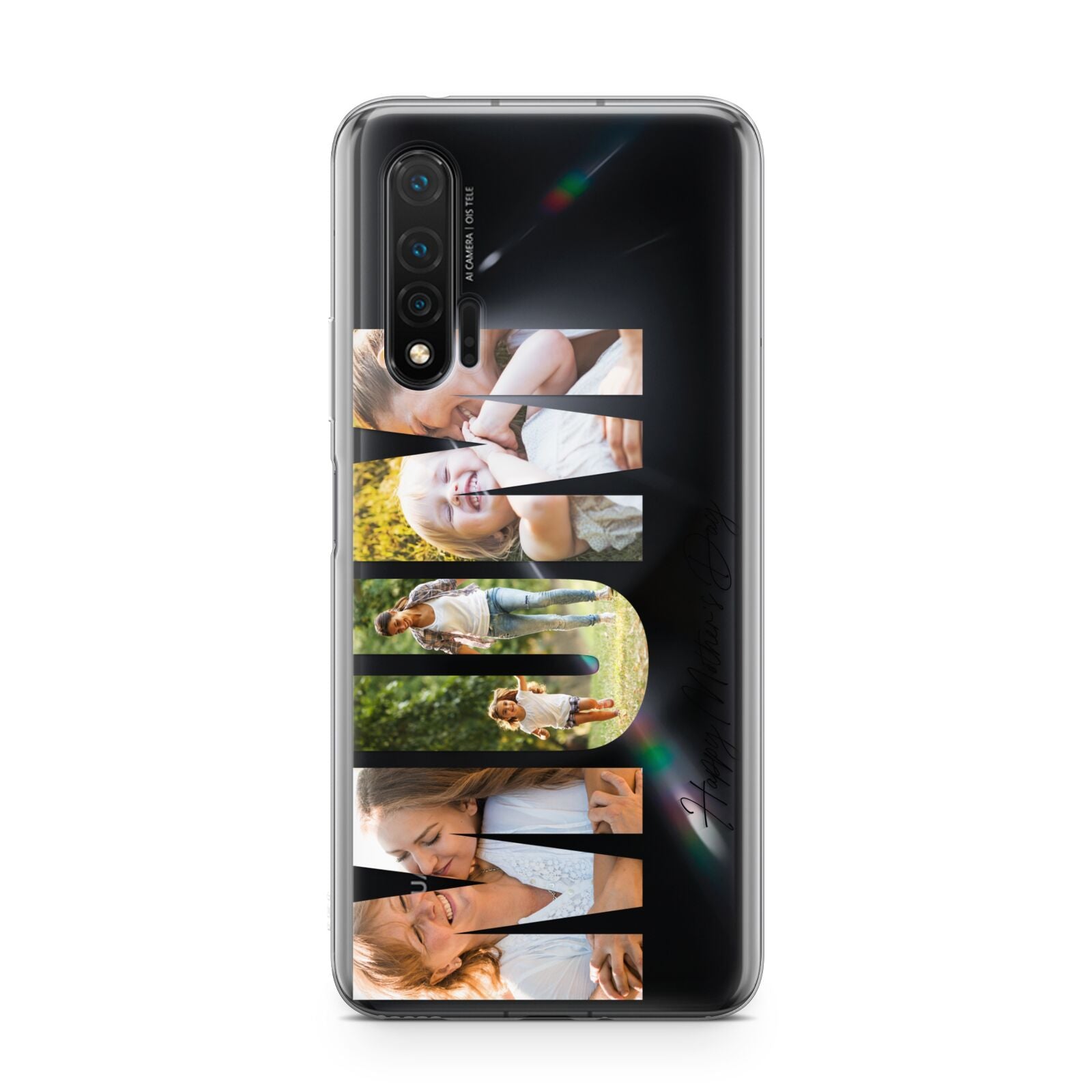 Mum Letters Photo Upload Huawei Nova 6 Phone Case