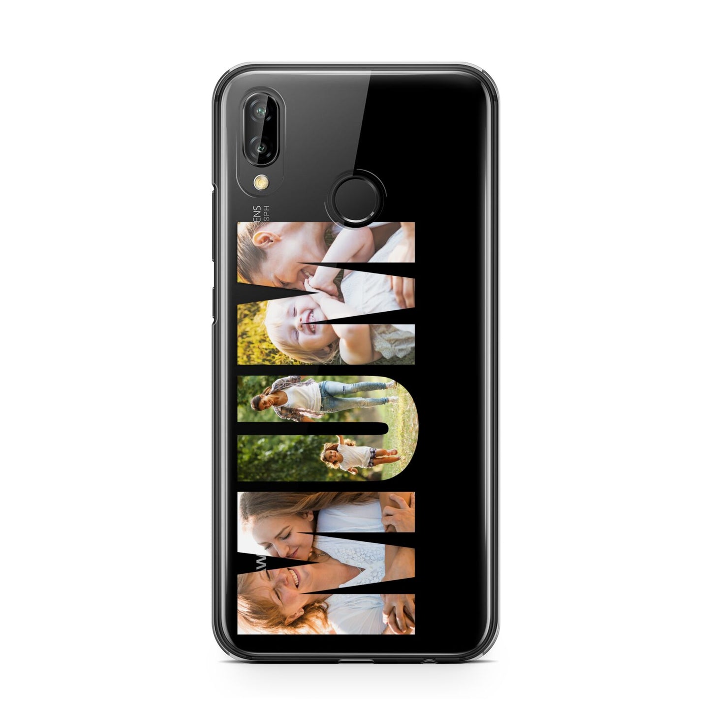 Mum Letters Photo Upload Huawei P20 Lite Phone Case