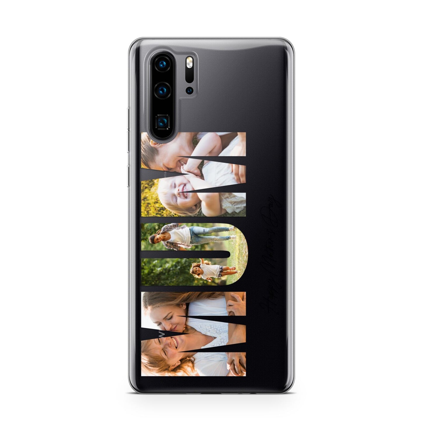 Mum Letters Photo Upload Huawei P30 Pro Phone Case