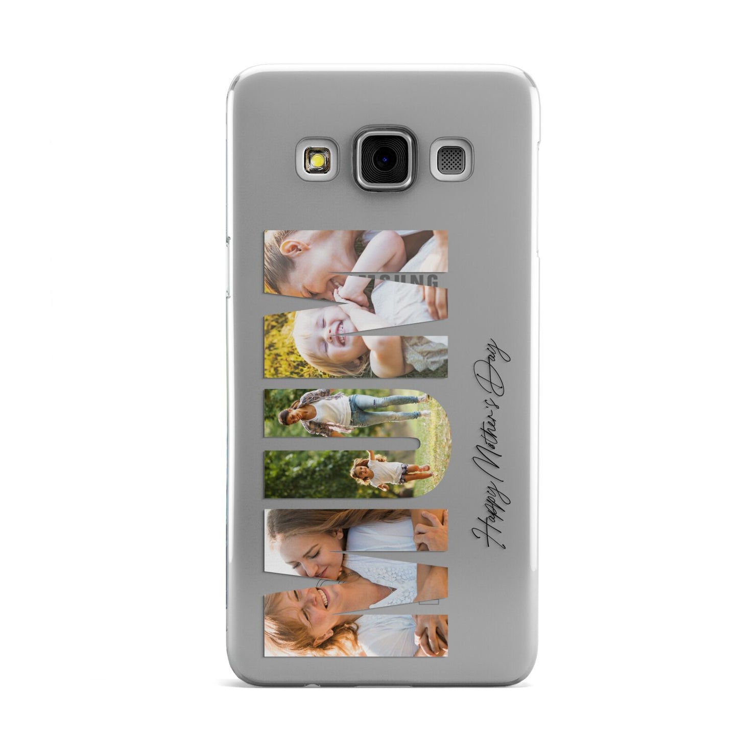 Mum Letters Photo Upload Samsung Galaxy A3 Case