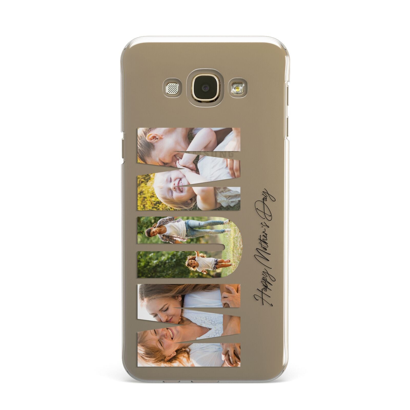 Mum Letters Photo Upload Samsung Galaxy A8 Case