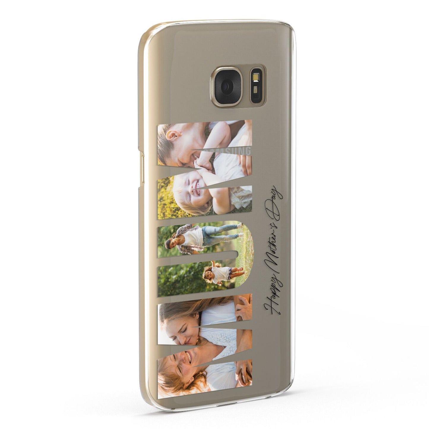 Mum Letters Photo Upload Samsung Galaxy Case Fourty Five Degrees