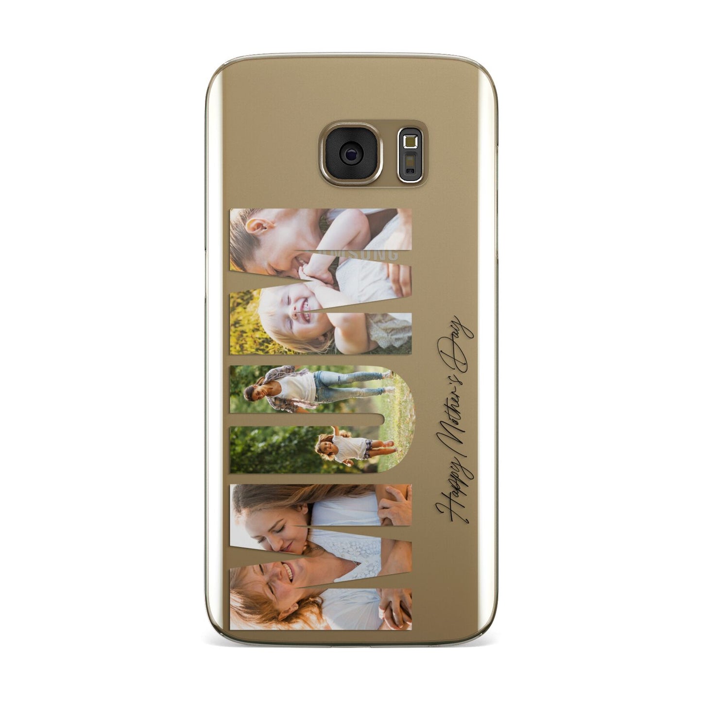 Mum Letters Photo Upload Samsung Galaxy Case