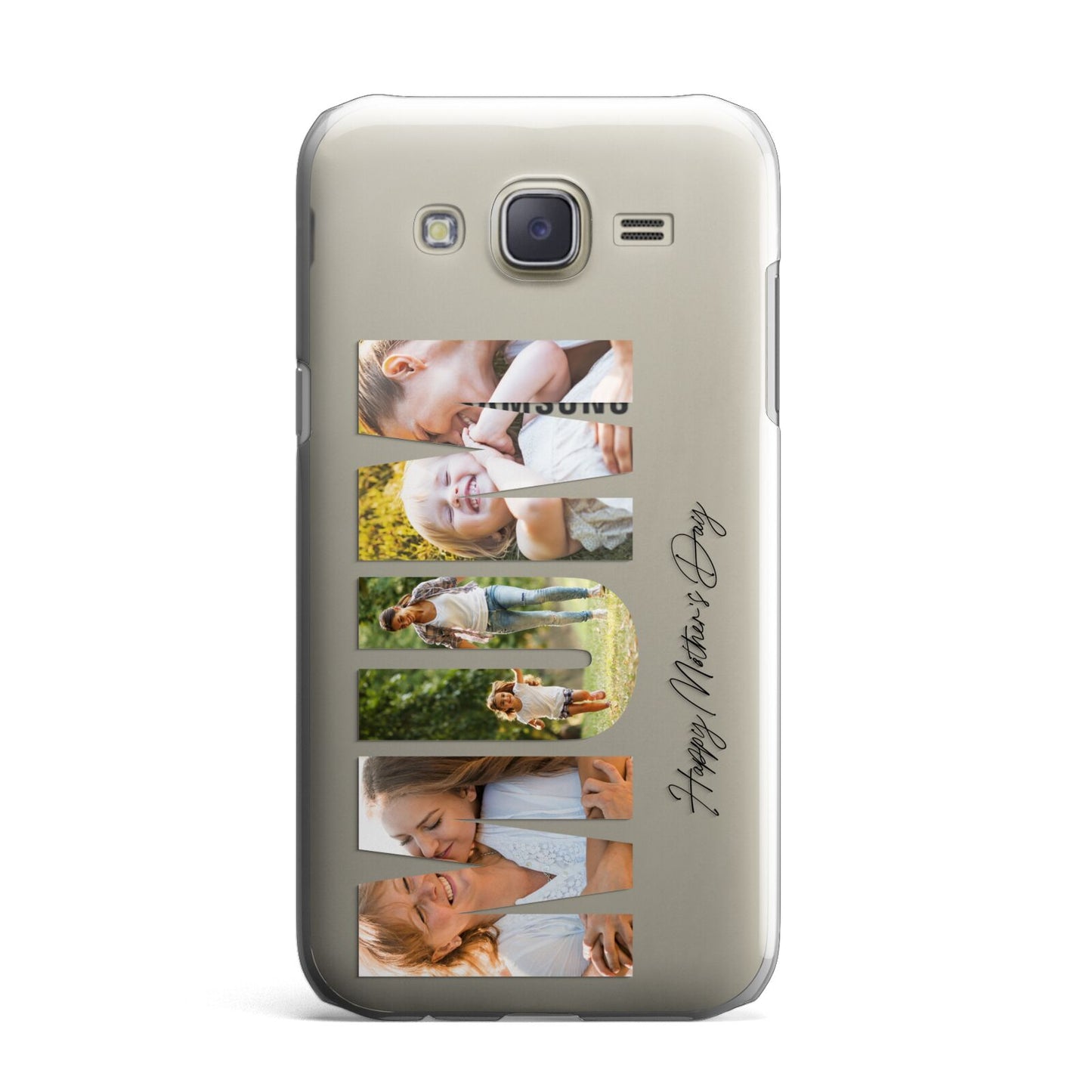 Mum Letters Photo Upload Samsung Galaxy J7 Case