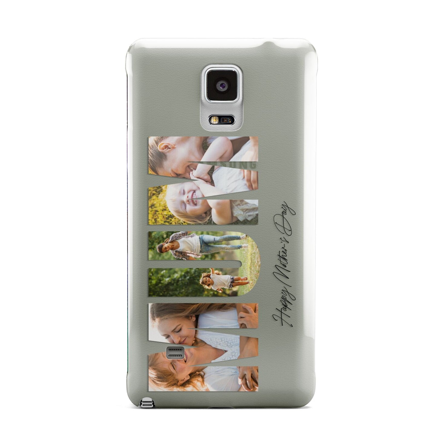 Mum Letters Photo Upload Samsung Galaxy Note 4 Case