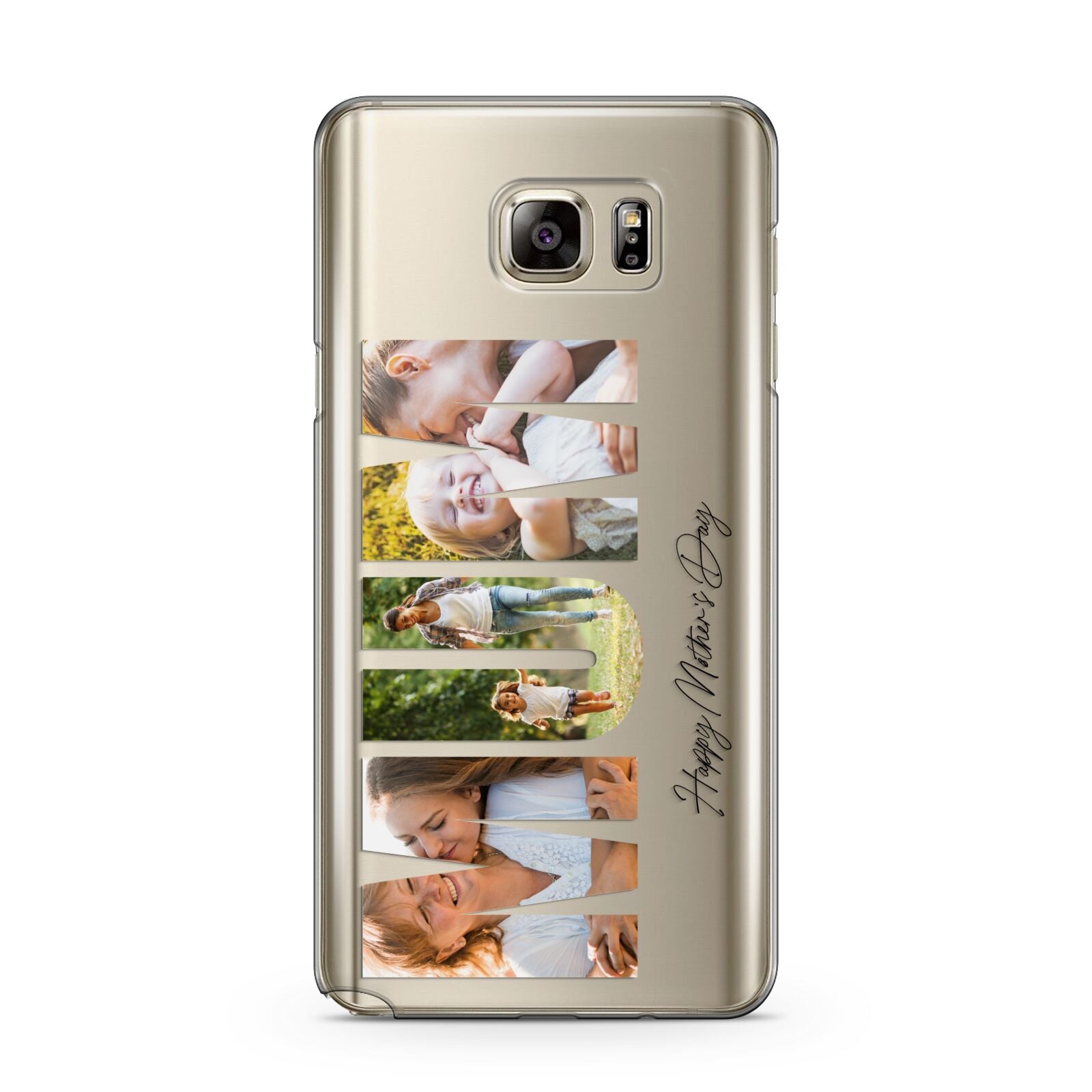 Mum Letters Photo Upload Samsung Galaxy Note 5 Case