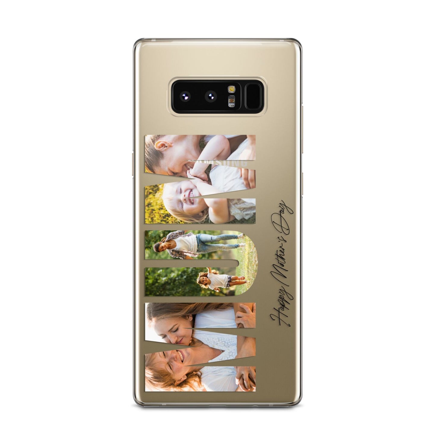 Mum Letters Photo Upload Samsung Galaxy Note 8 Case