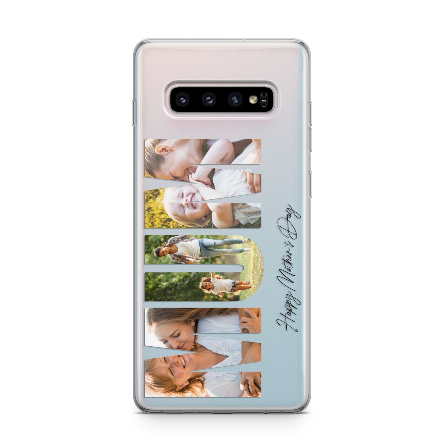 Mum Letters Photo Upload Samsung Galaxy S10 Plus Case