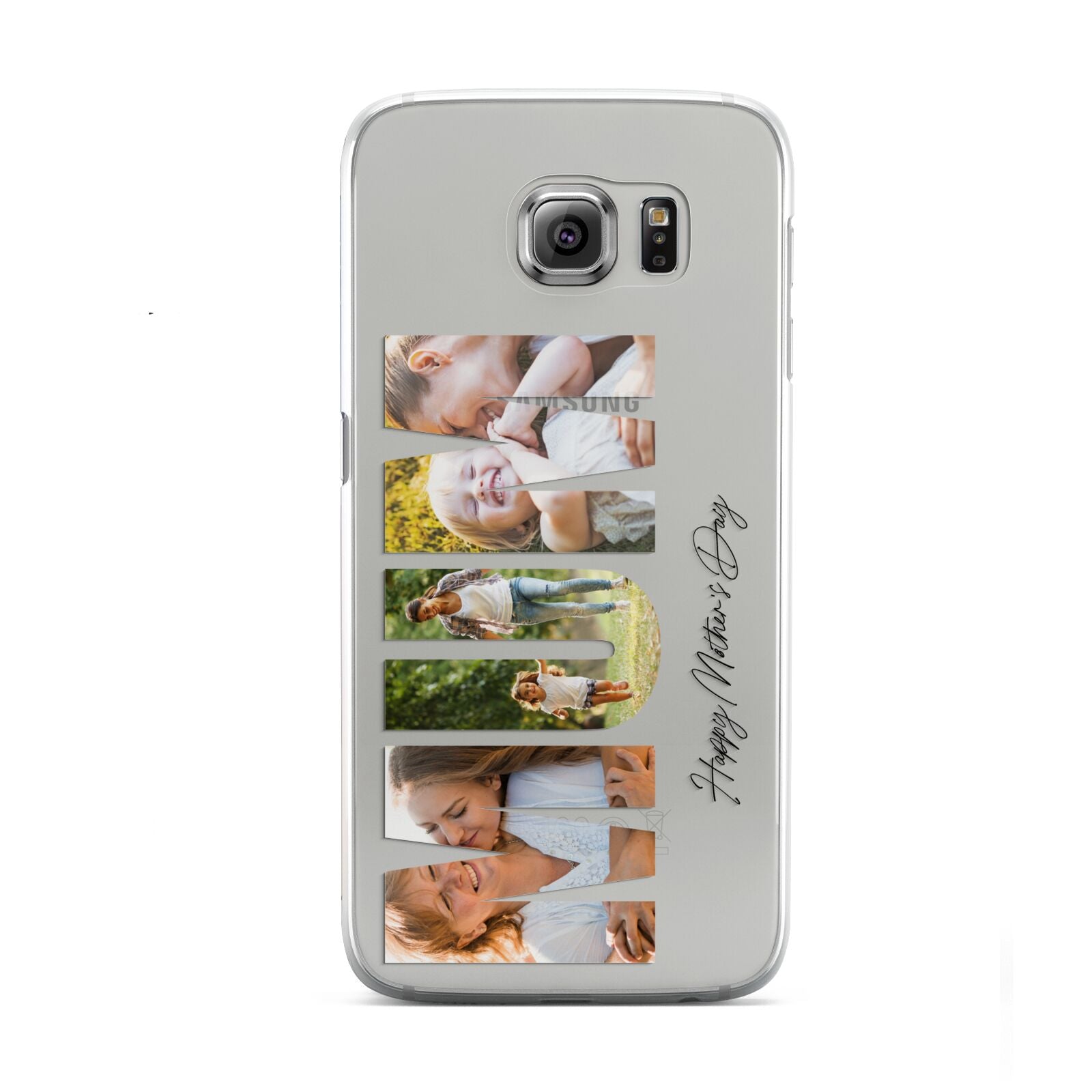 Mum Letters Photo Upload Samsung Galaxy S6 Case