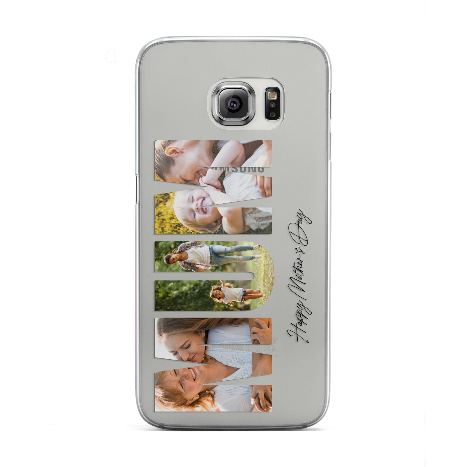 Mum Letters Photo Upload Samsung Galaxy S6 Edge Case