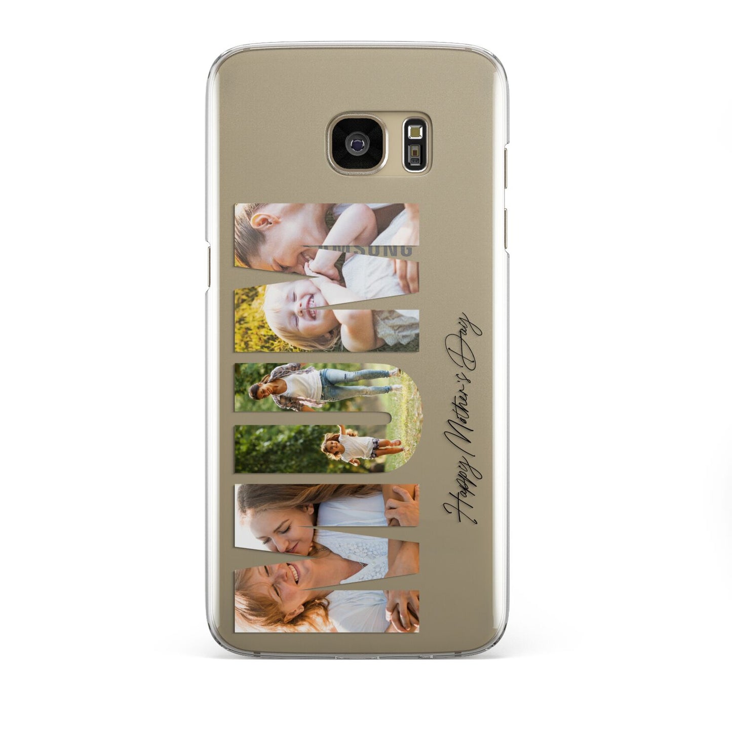 Mum Letters Photo Upload Samsung Galaxy S7 Edge Case