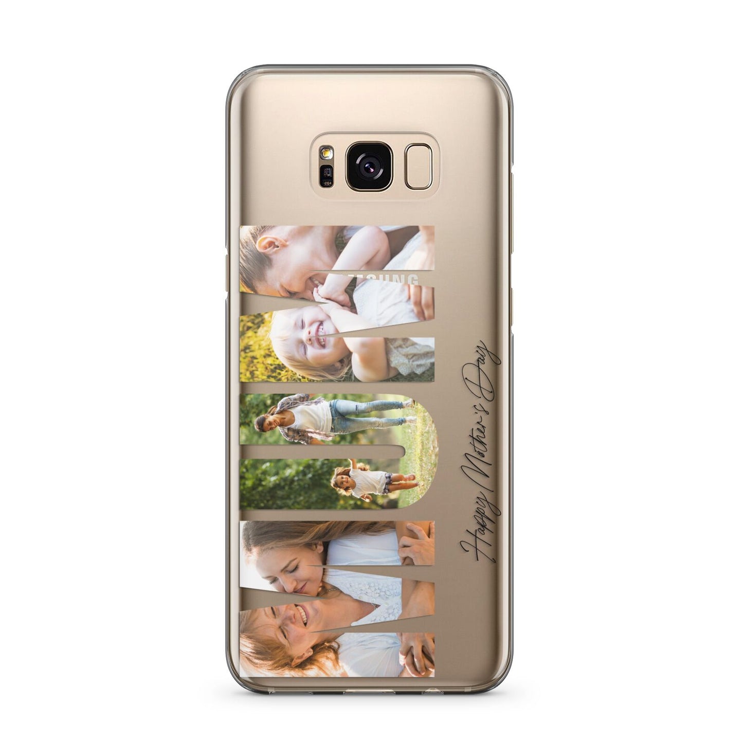 Mum Letters Photo Upload Samsung Galaxy S8 Plus Case