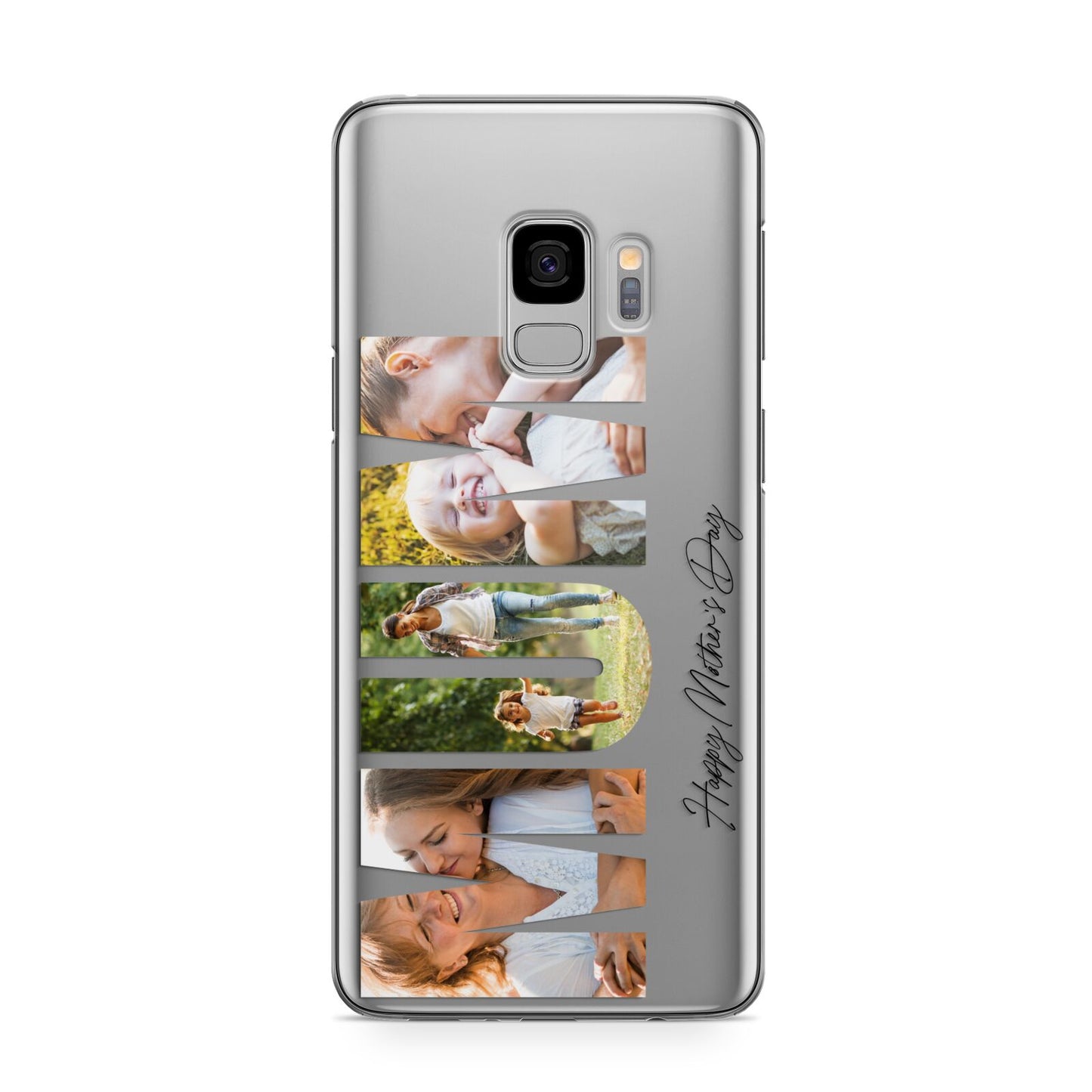 Mum Letters Photo Upload Samsung Galaxy S9 Case