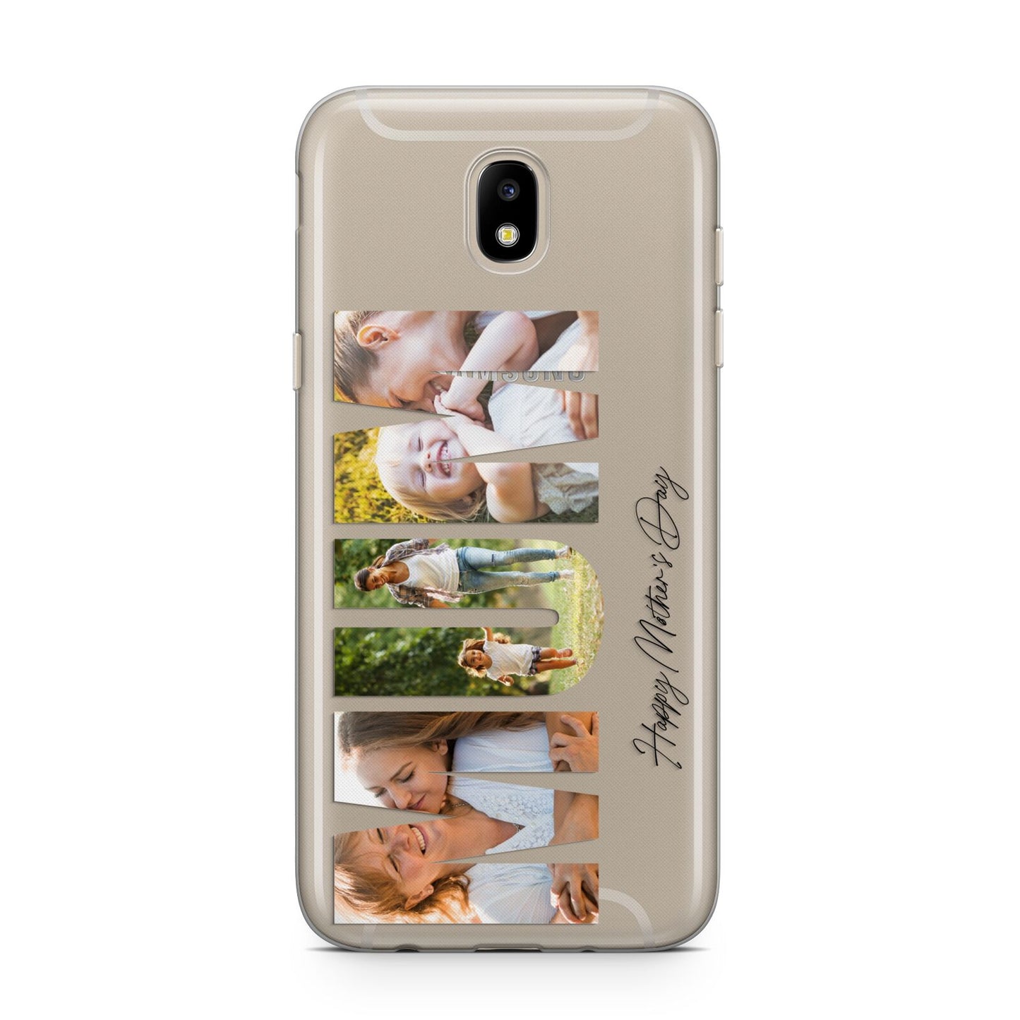 Mum Letters Photo Upload Samsung J5 2017 Case