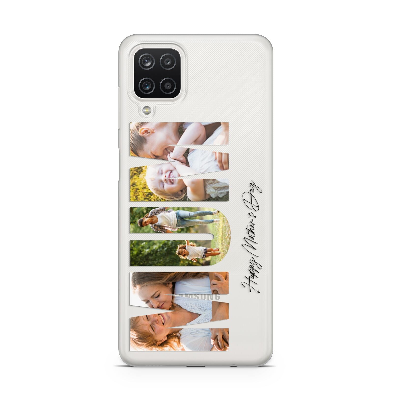 Mum Letters Photo Upload Samsung M12 Case