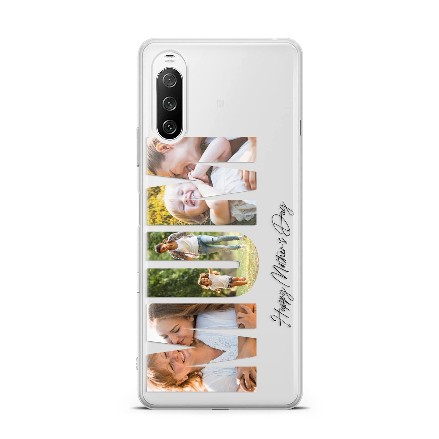 Mum Letters Photo Upload Sony Xperia 10 III Case