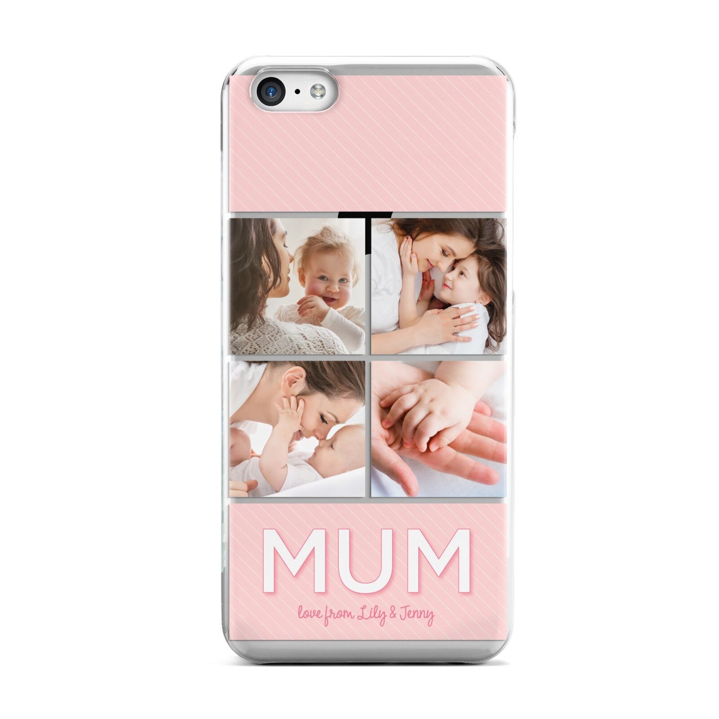 Mum Pink Mothers Day Multi Photo Apple iPhone 5c Case