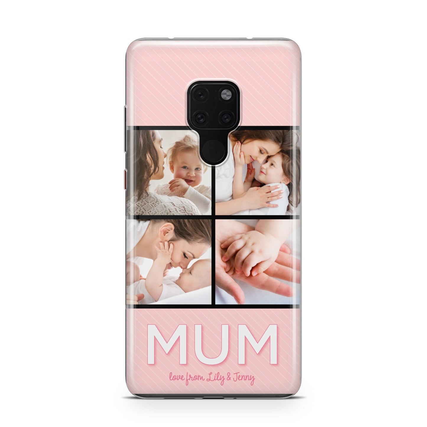 Mum Pink Mothers Day Multi Photo Huawei Mate 20 Phone Case