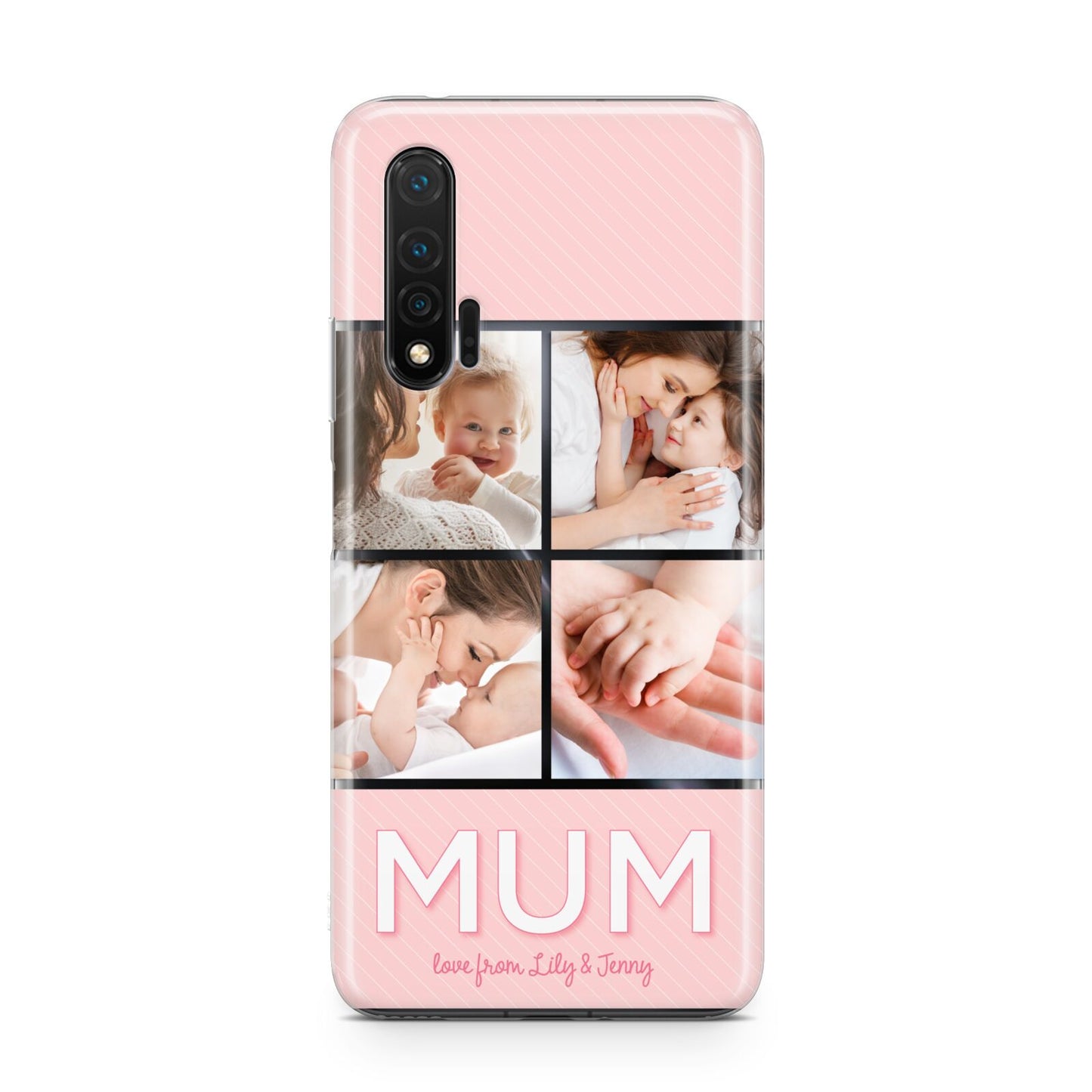 Mum Pink Mothers Day Multi Photo Huawei Nova 6 Phone Case