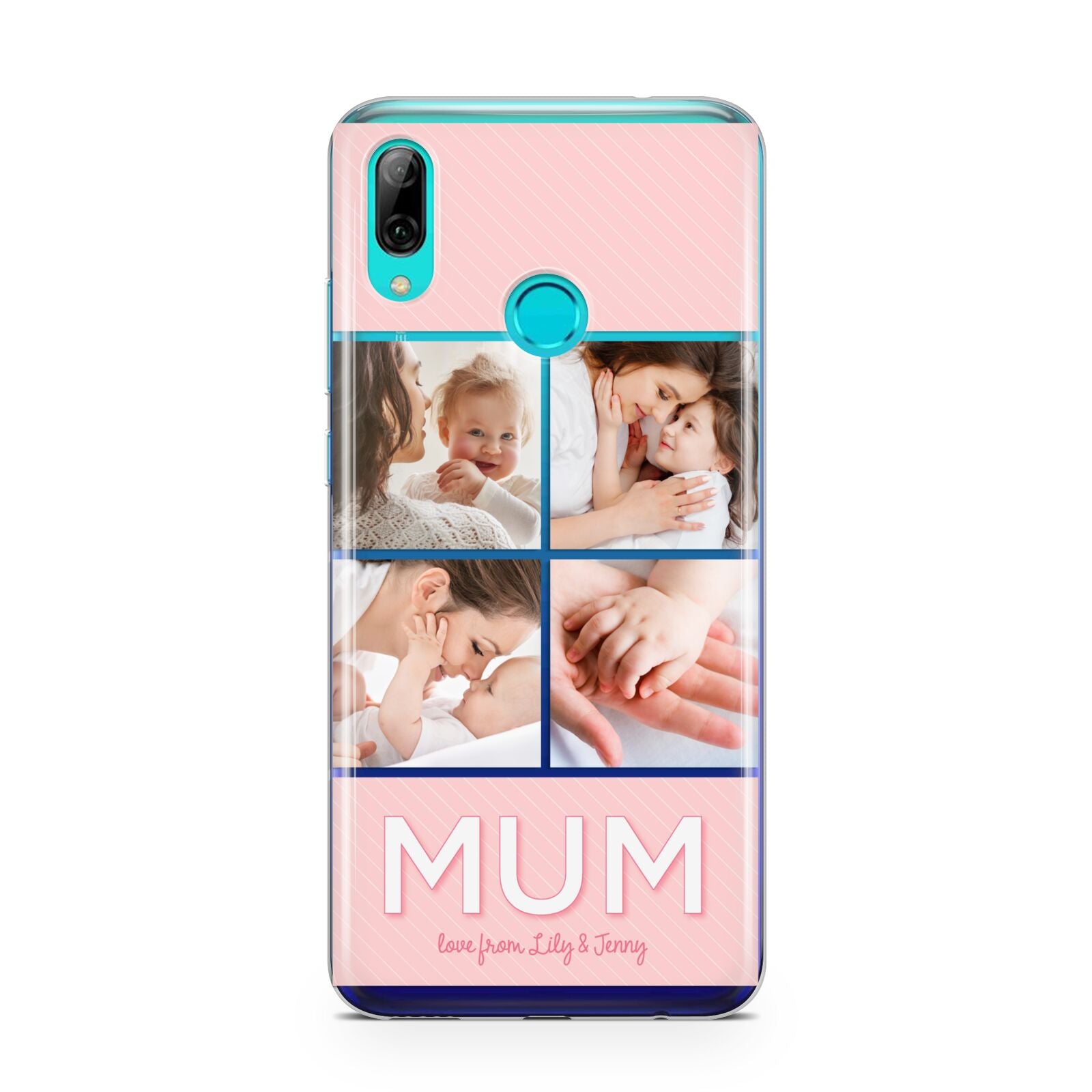 Mum Pink Mothers Day Multi Photo Huawei P Smart 2019 Case