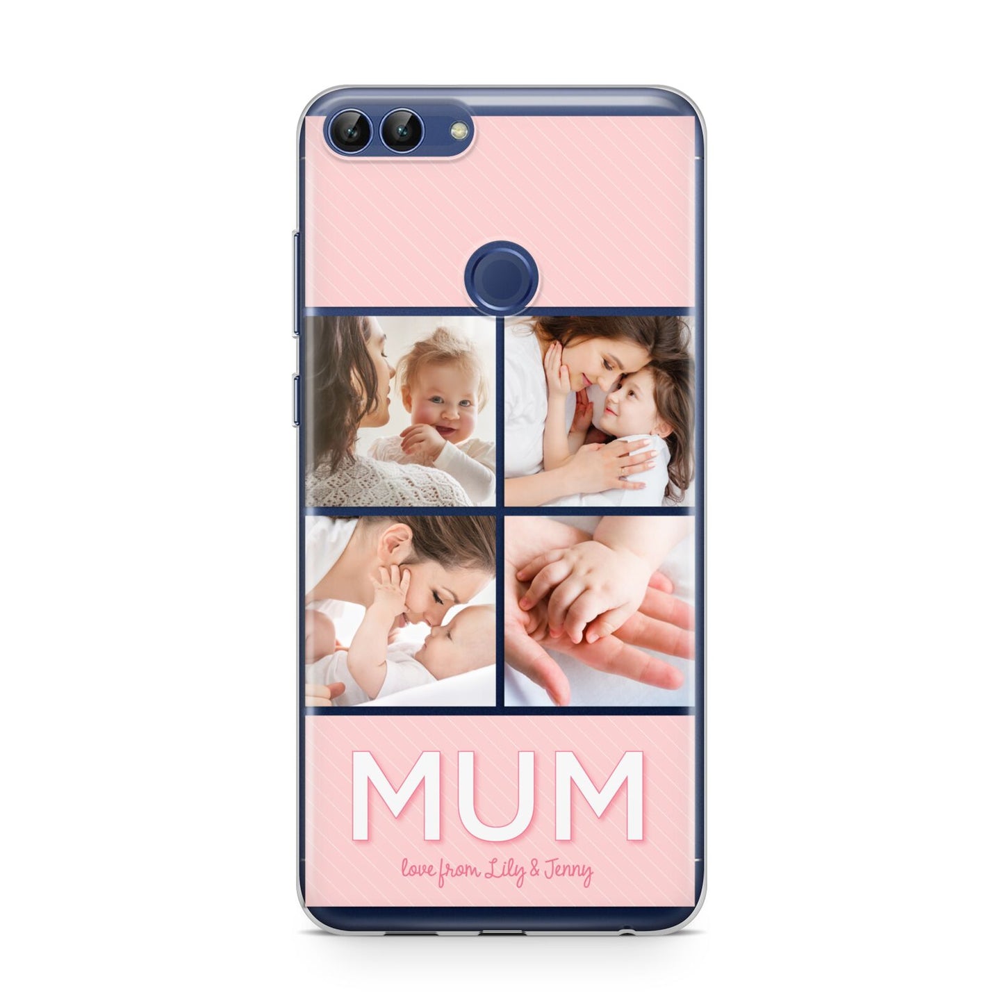 Mum Pink Mothers Day Multi Photo Huawei P Smart Case