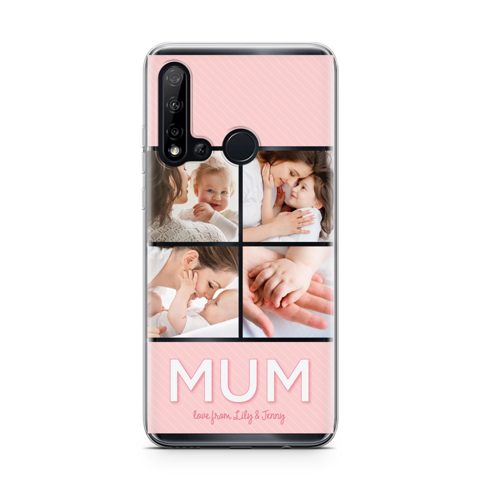 Mum Pink Mothers Day Multi Photo Huawei P20 Lite 5G Phone Case