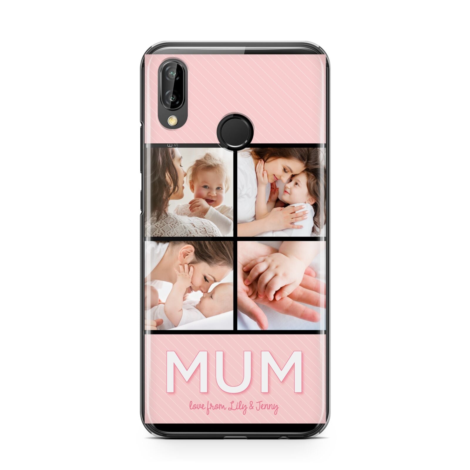 Mum Pink Mothers Day Multi Photo Huawei P20 Lite Phone Case