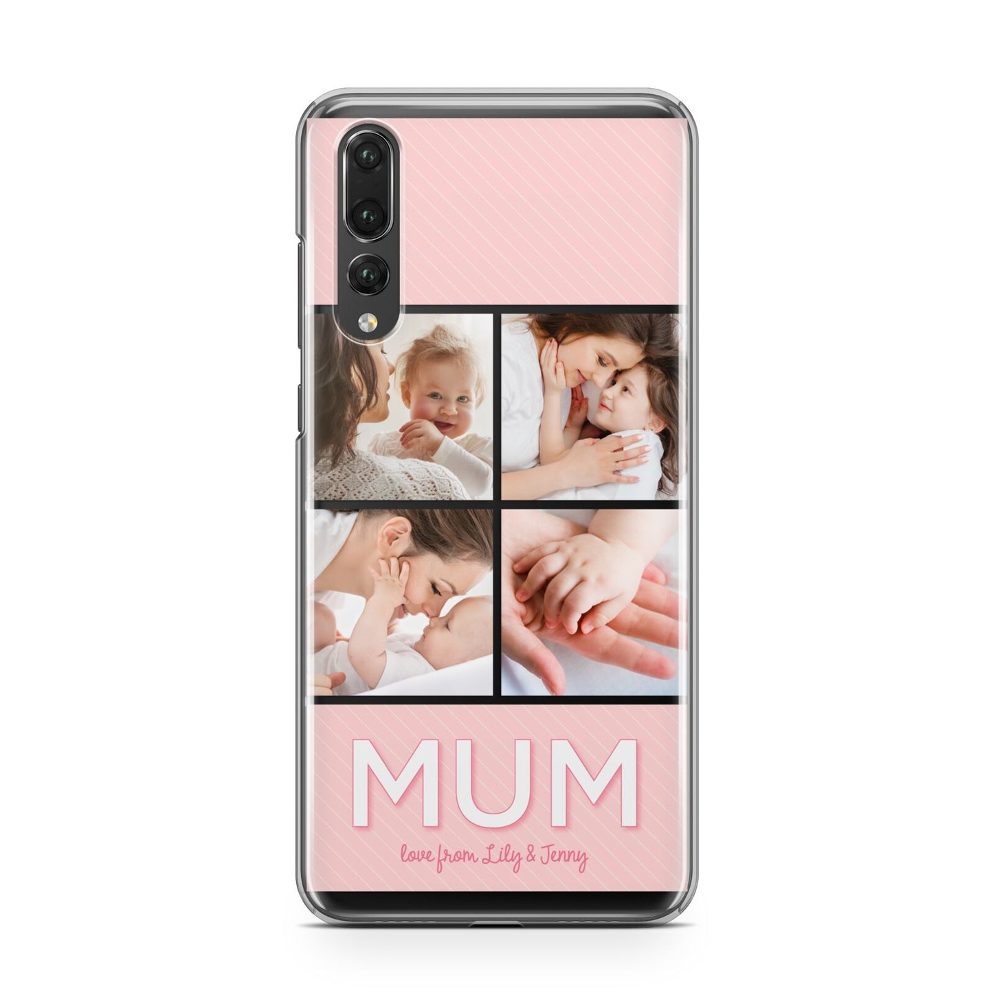 Mum Pink Mothers Day Multi Photo Huawei P20 Pro Phone Case