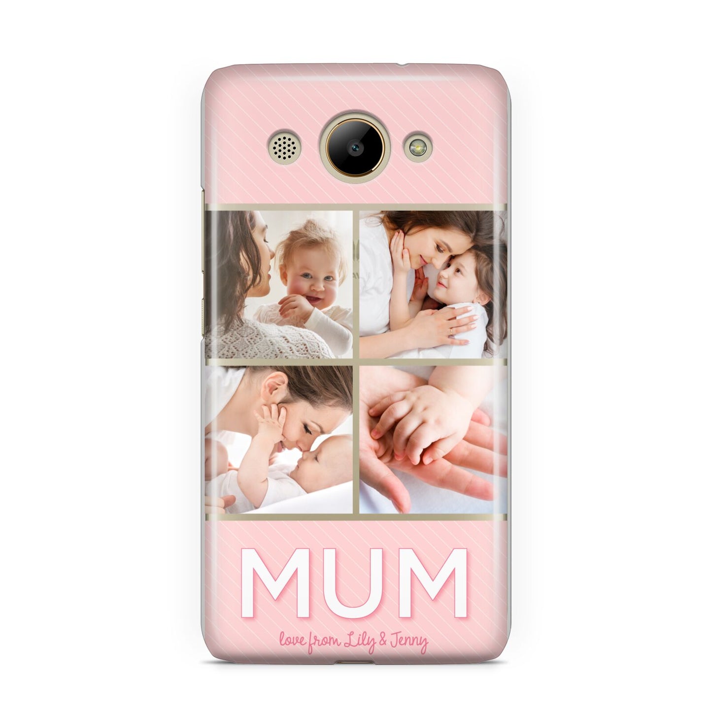 Mum Pink Mothers Day Multi Photo Huawei Y3 2017