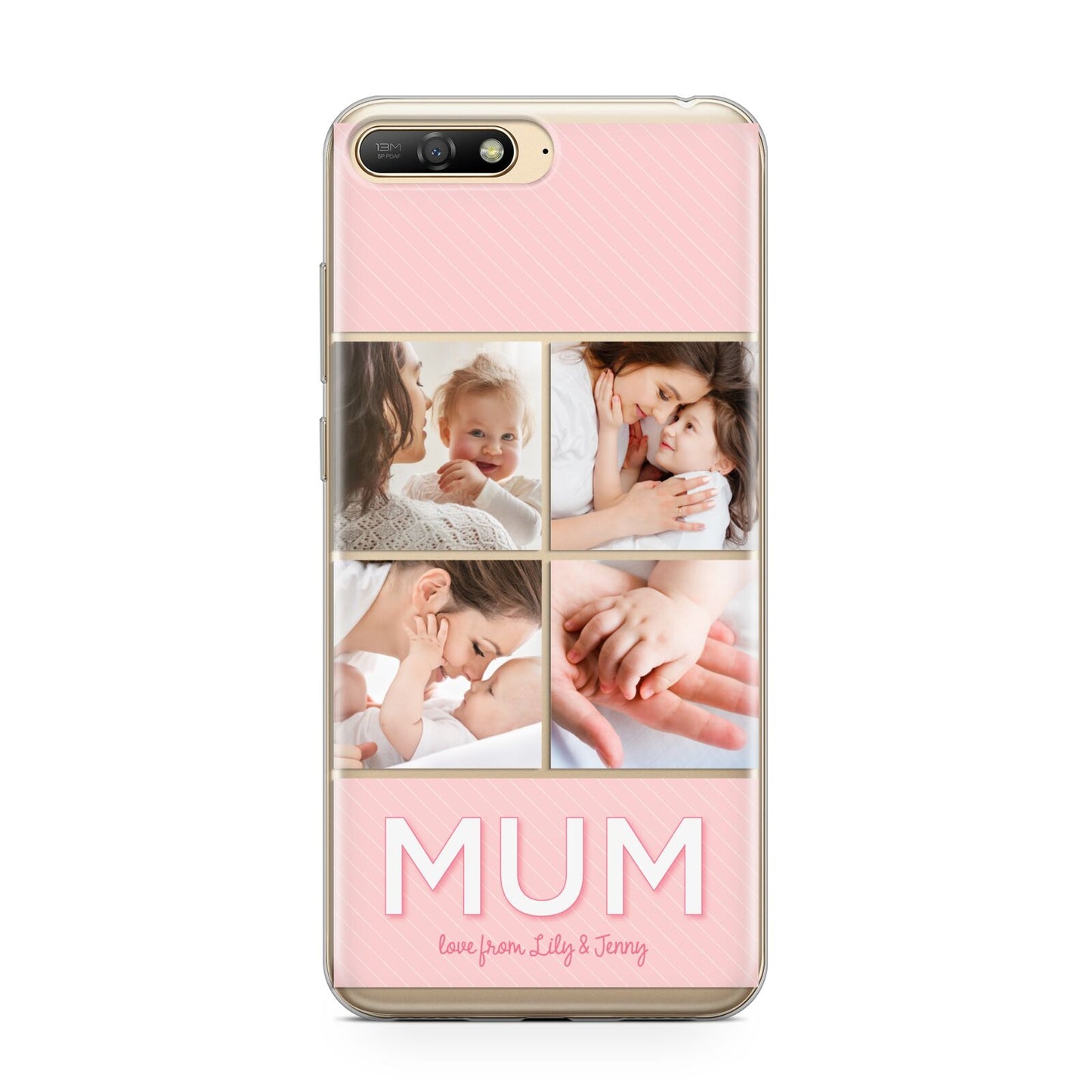 Mum Pink Mothers Day Multi Photo Huawei Y6 2018