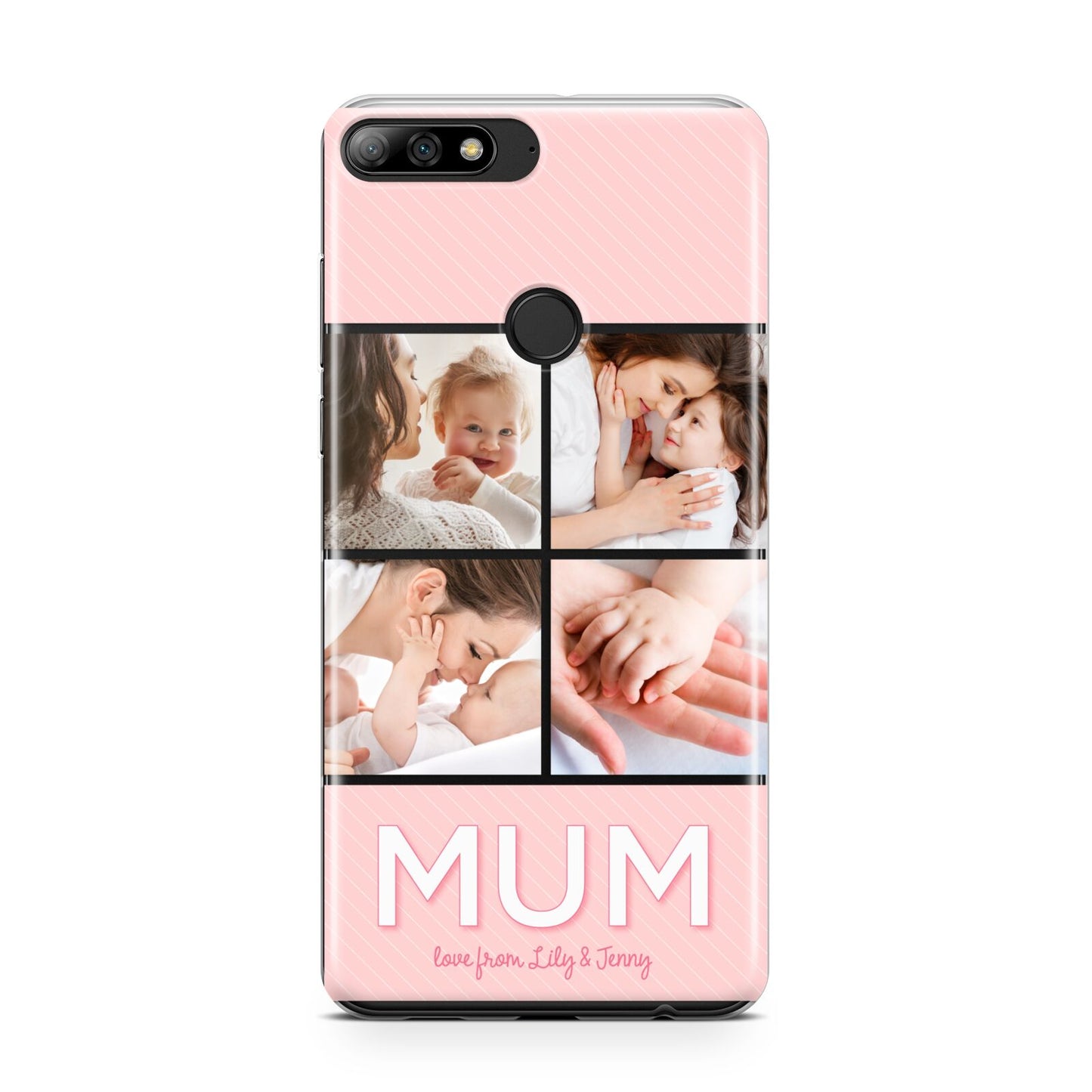 Mum Pink Mothers Day Multi Photo Huawei Y7 2018