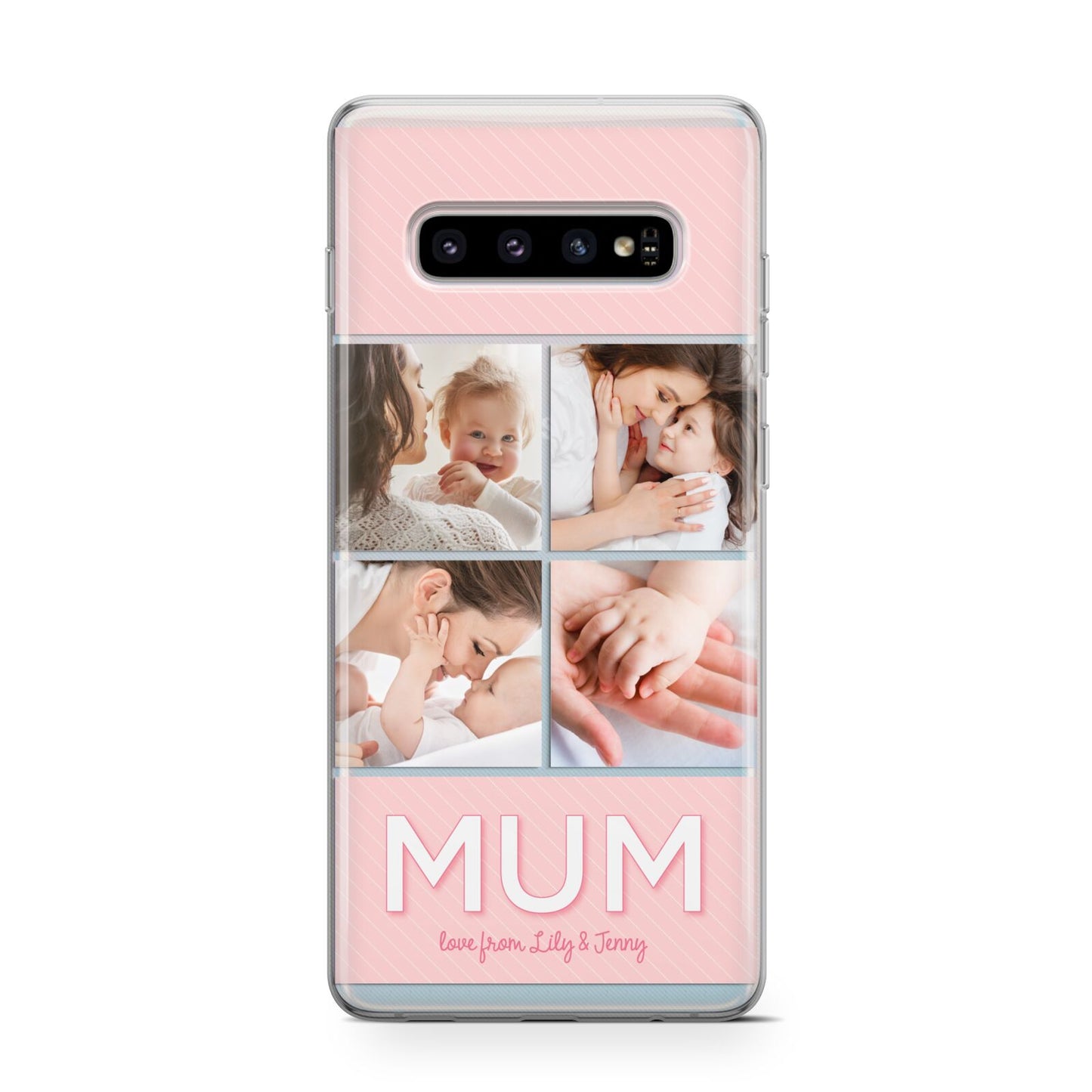 Mum Pink Mothers Day Multi Photo Protective Samsung Galaxy Case