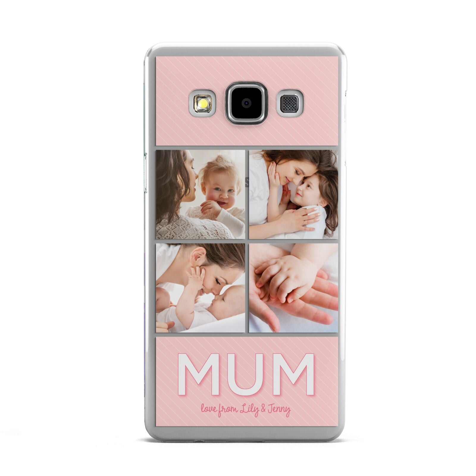 Mum Pink Mothers Day Multi Photo Samsung Galaxy A5 Case