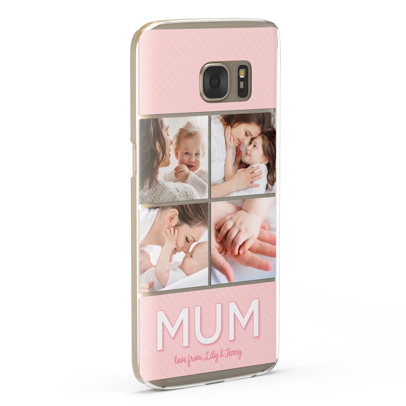 Mum Pink Mothers Day Multi Photo Samsung Galaxy Case Fourty Five Degrees