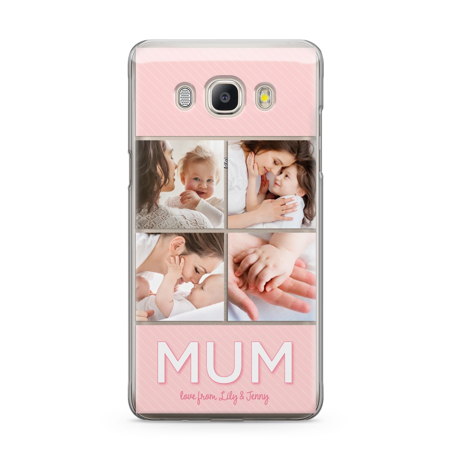 Mum Pink Mothers Day Multi Photo Samsung Galaxy J5 2016 Case