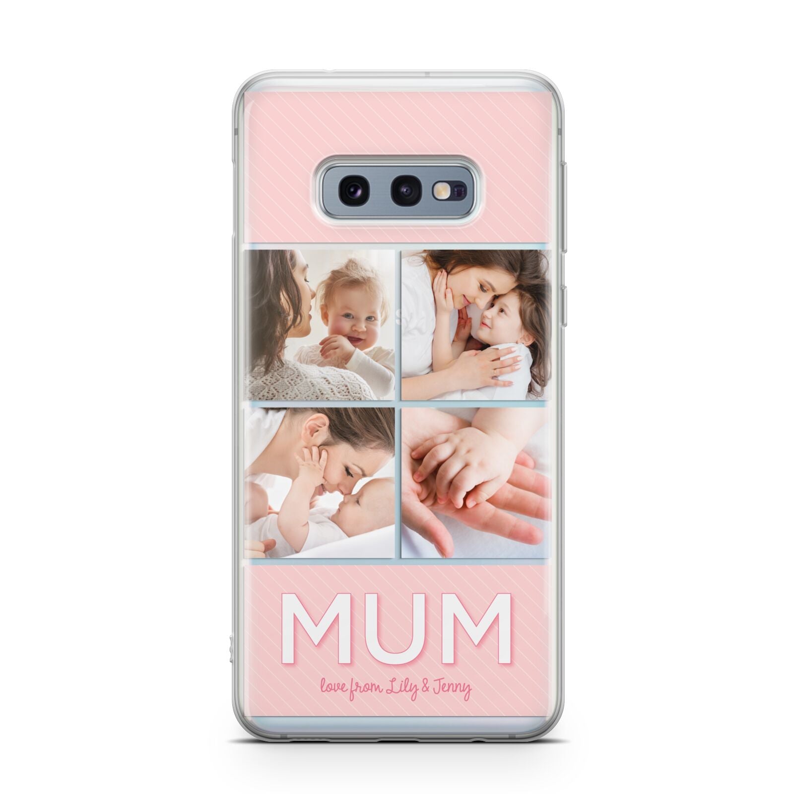 Mum Pink Mothers Day Multi Photo Samsung Galaxy S10E Case