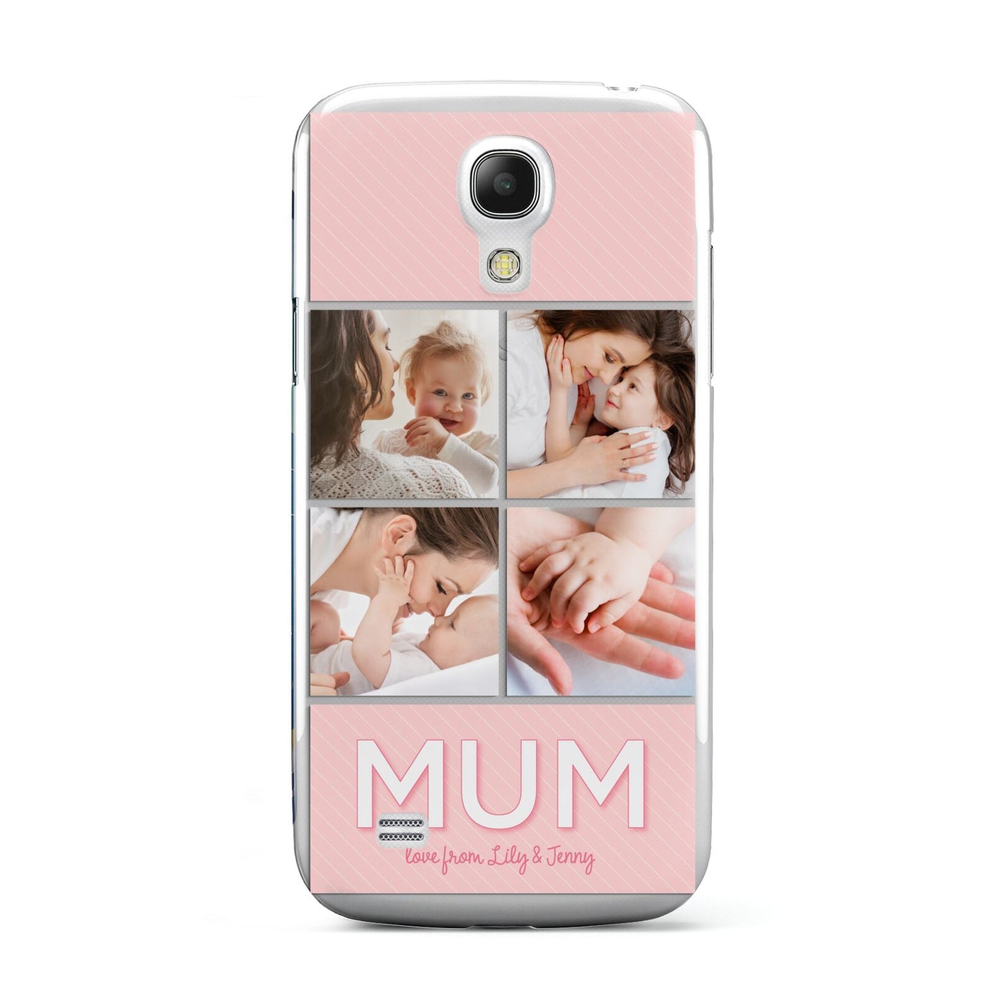 Mum Pink Mothers Day Multi Photo Samsung Galaxy S4 Mini Case