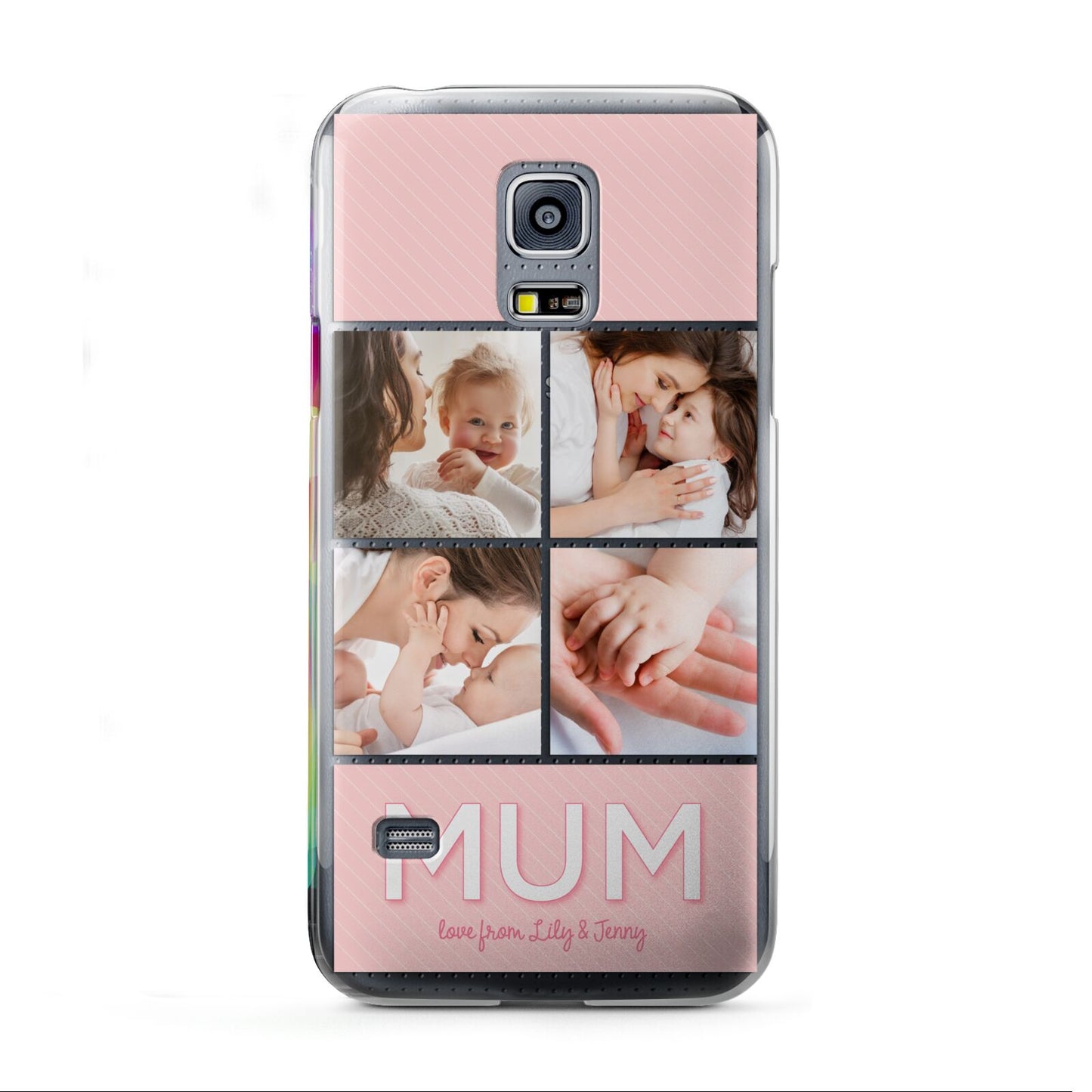 Mum Pink Mothers Day Multi Photo Samsung Galaxy S5 Mini Case