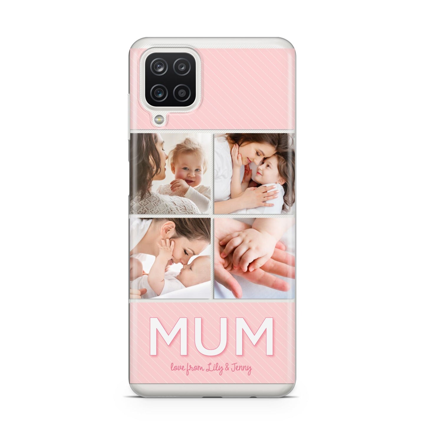 Mum Pink Mothers Day Multi Photo Samsung M12 Case