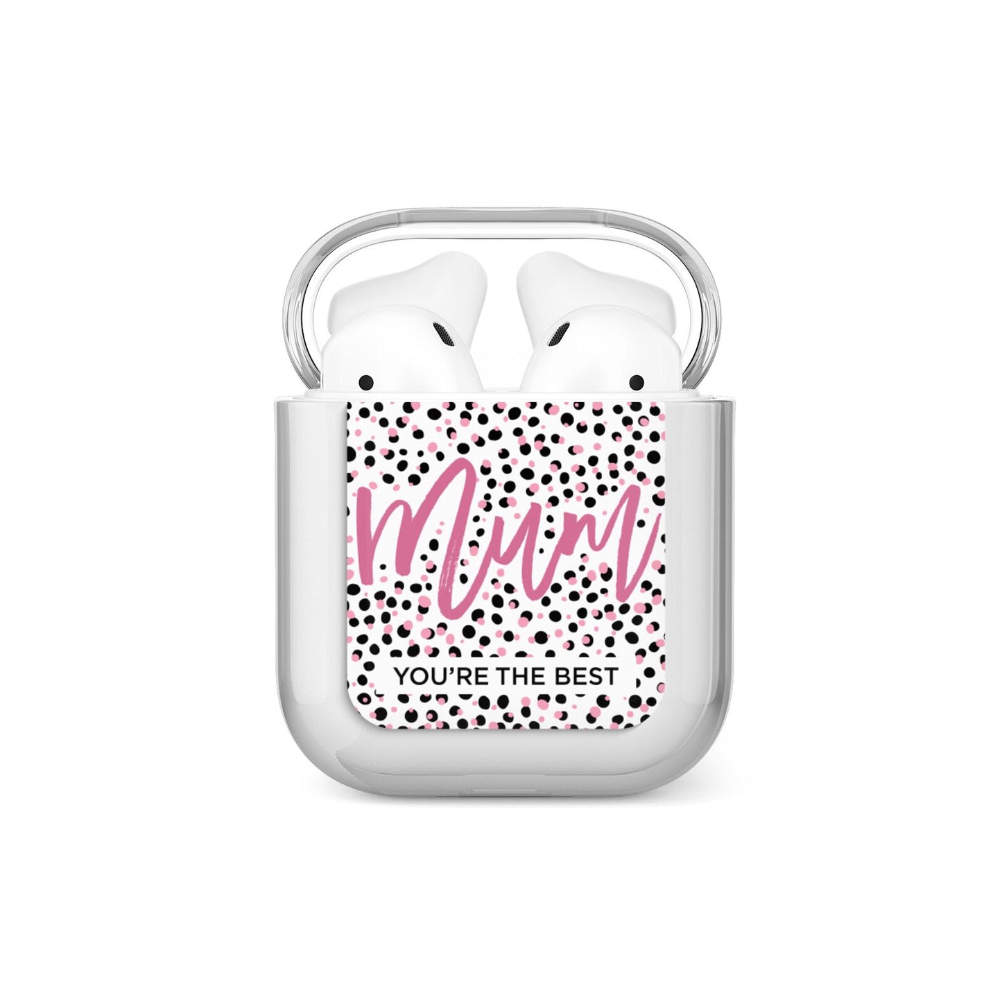 Mum Polka Dots Mothers Day AirPods Case