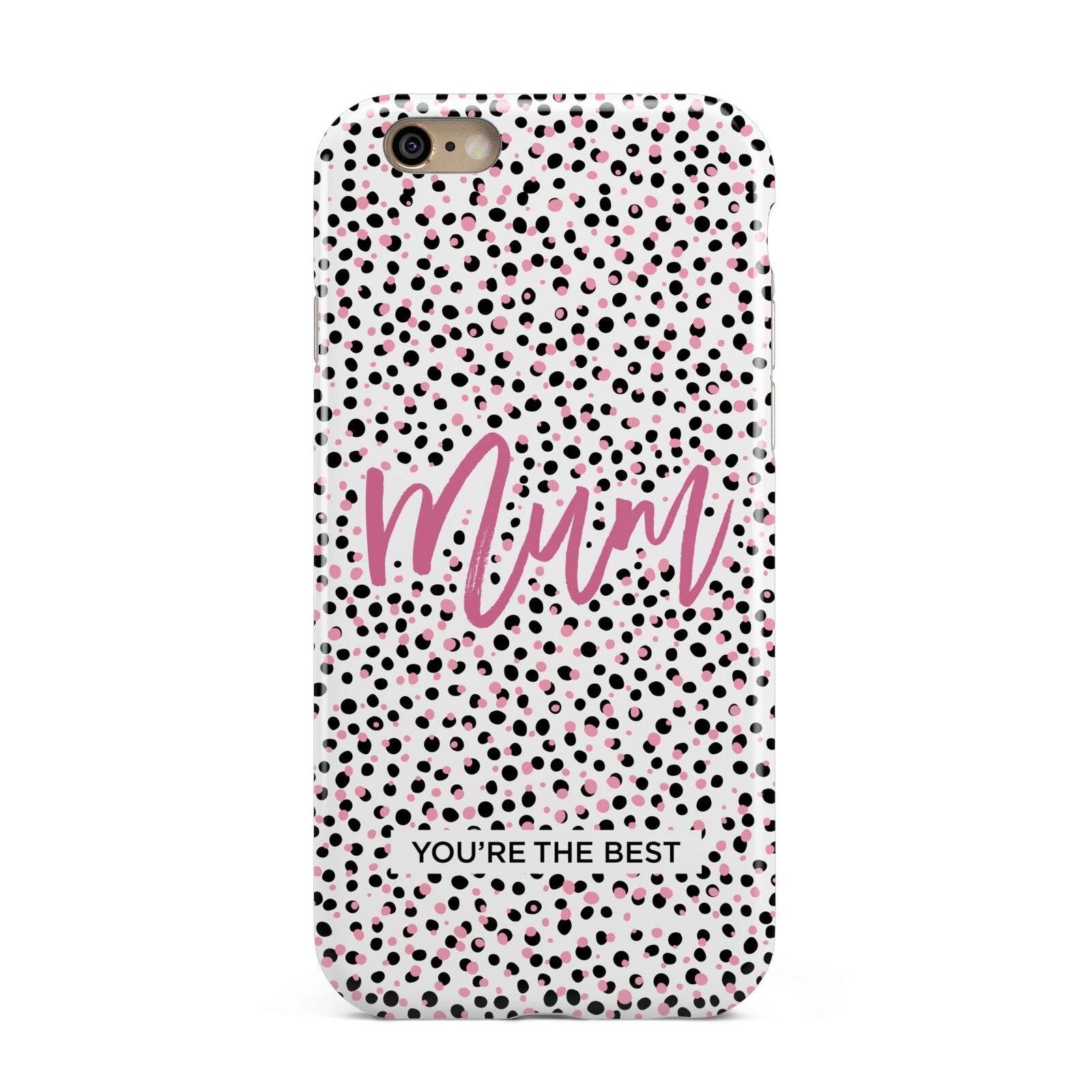 Mum Polka Dots Mothers Day Apple iPhone 6 3D Tough Case