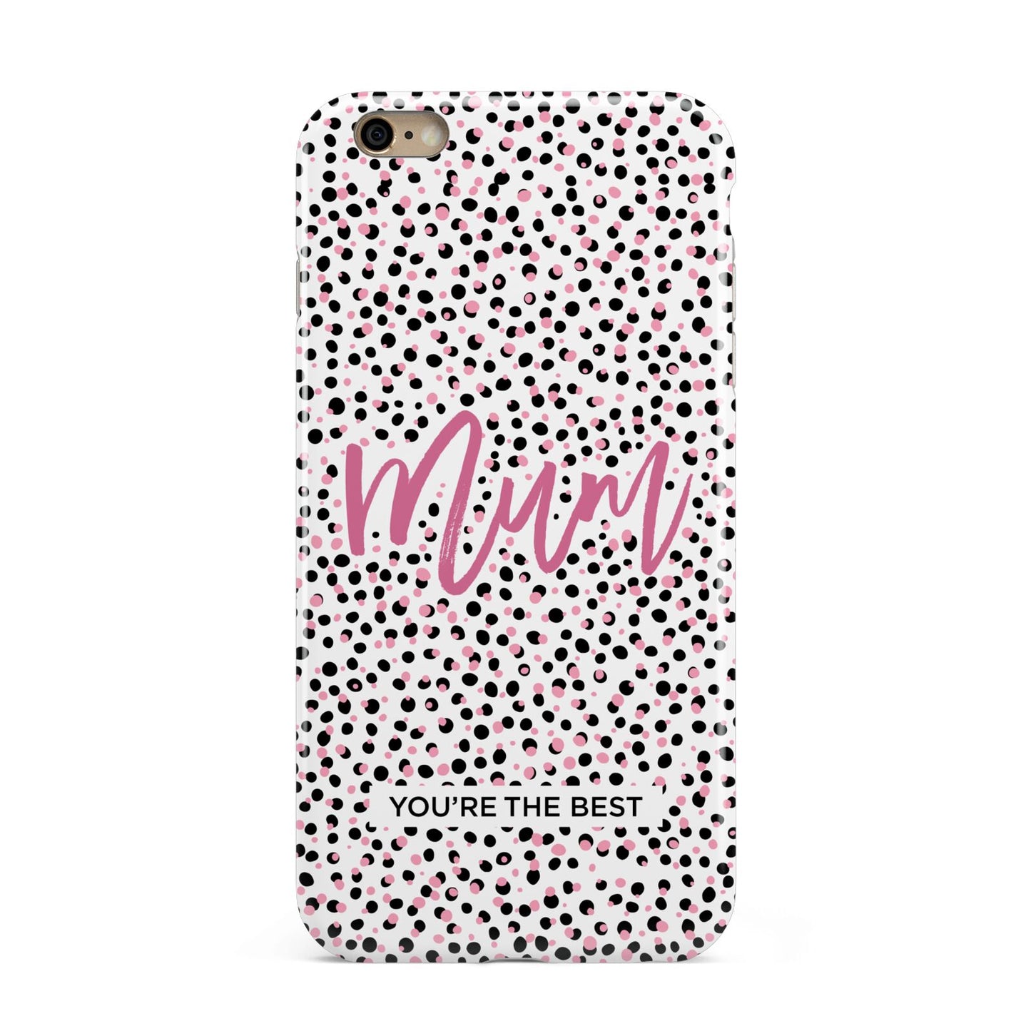 Mum Polka Dots Mothers Day Apple iPhone 6 Plus 3D Tough Case