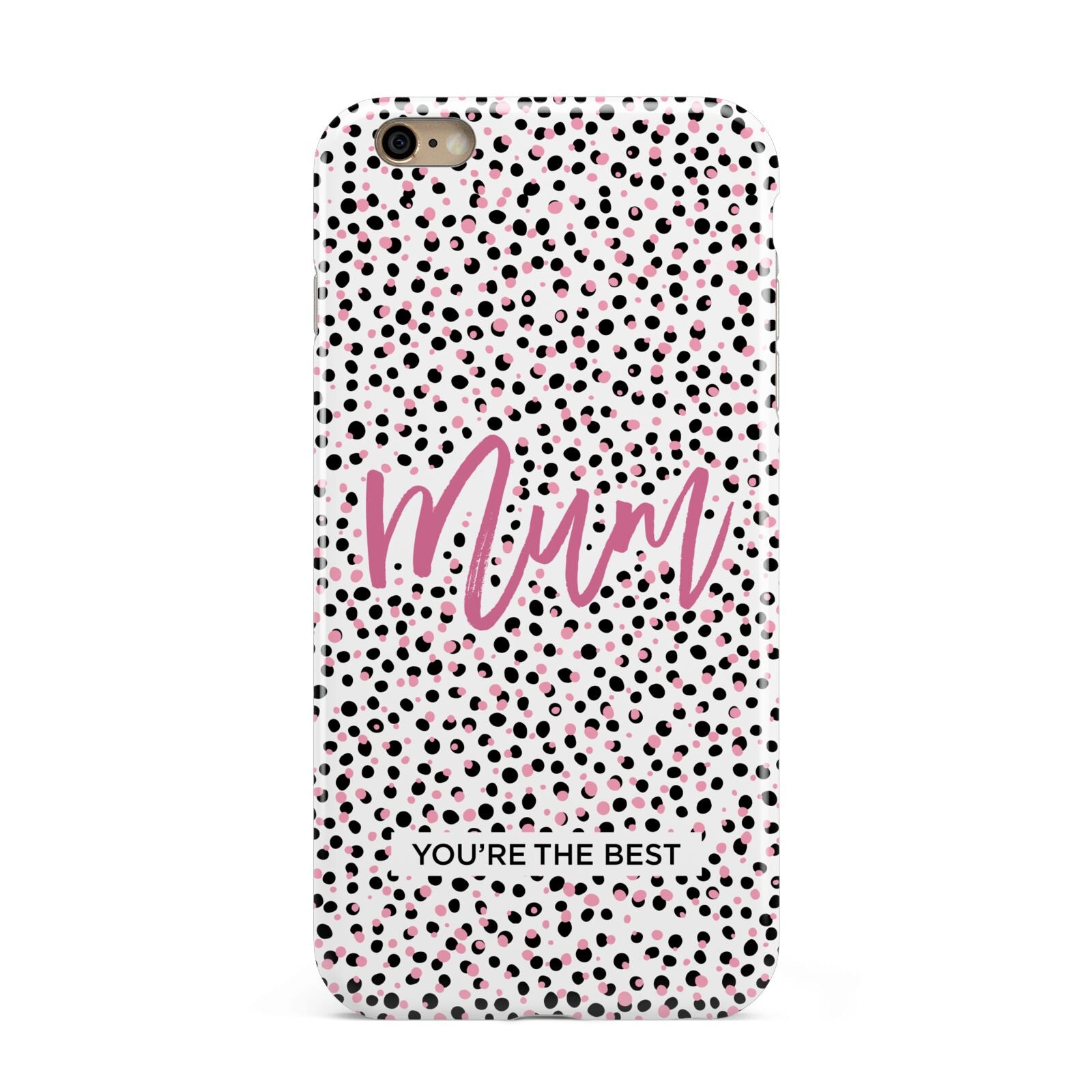 Mum Polka Dots Mothers Day Apple iPhone 6 Plus 3D Tough Case