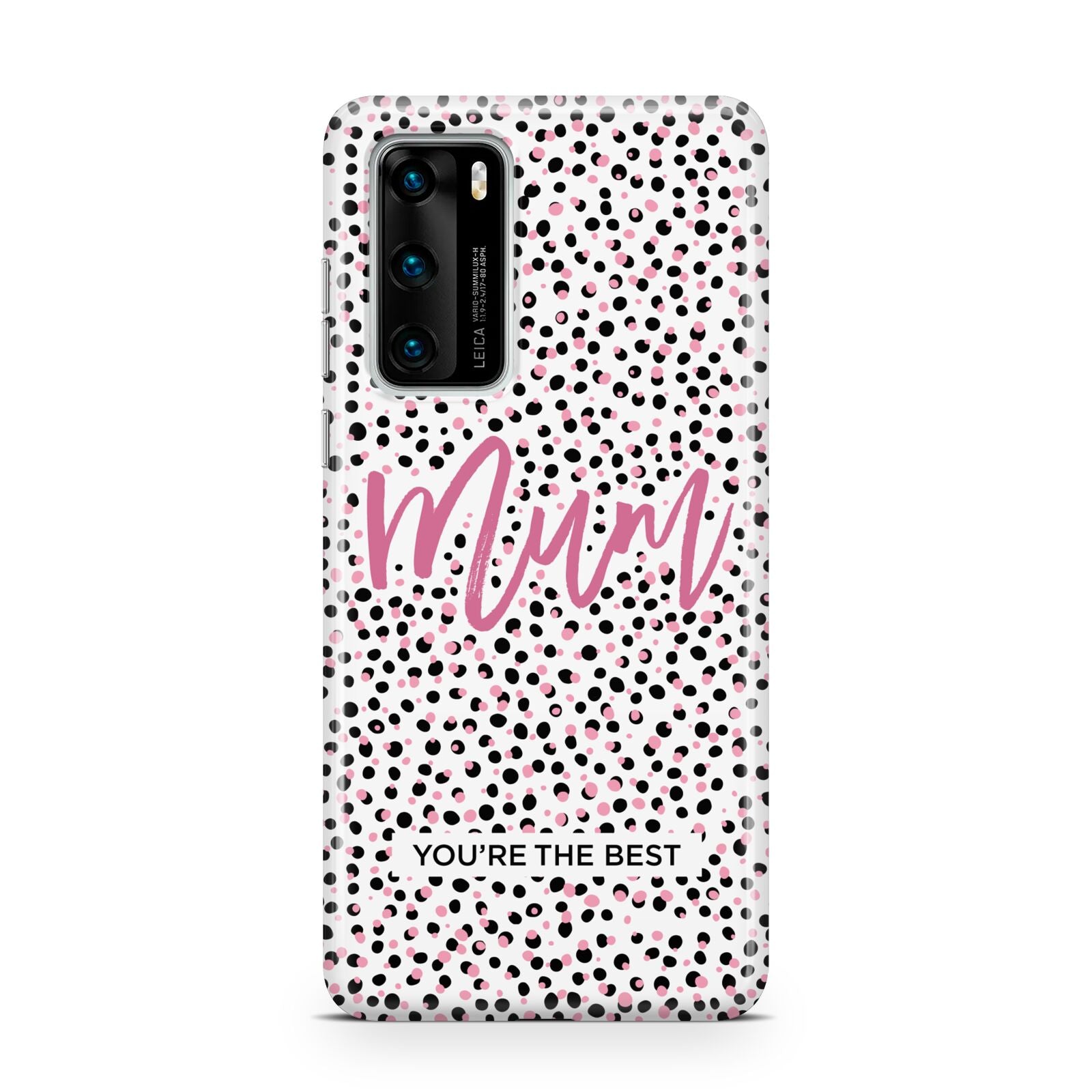 Mum Polka Dots Mothers Day Huawei P40 Phone Case