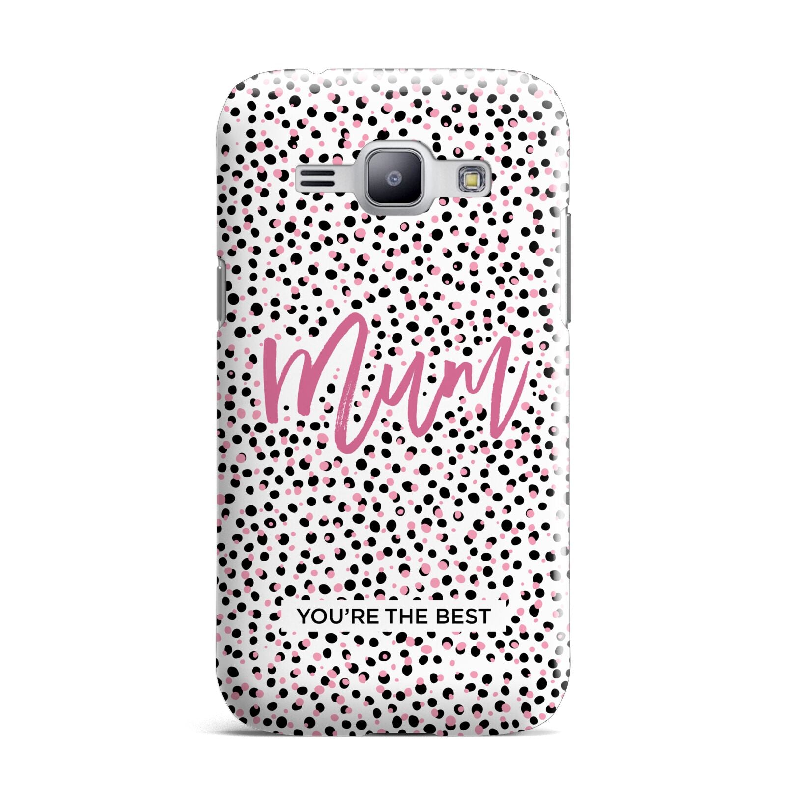 Mum Polka Dots Mothers Day Samsung Galaxy J1 2015 Case